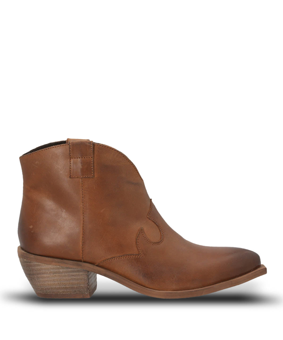 Botin Vaquero Cuero Mujer Nandrin Café