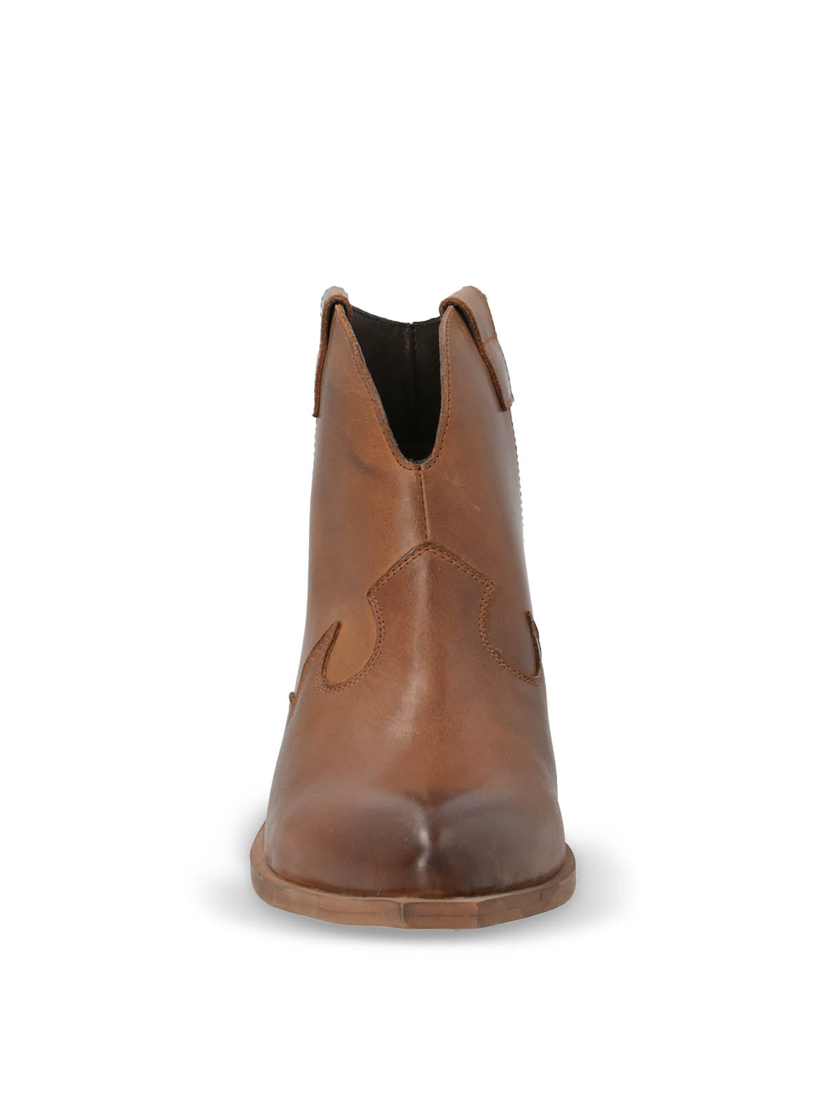Botin Vaquero Cuero Mujer Nandrin Café