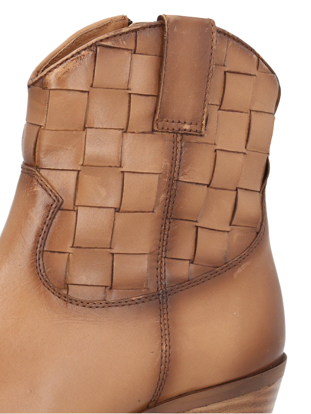 Botin Vaquero Cuero Mujer Nandrin Café