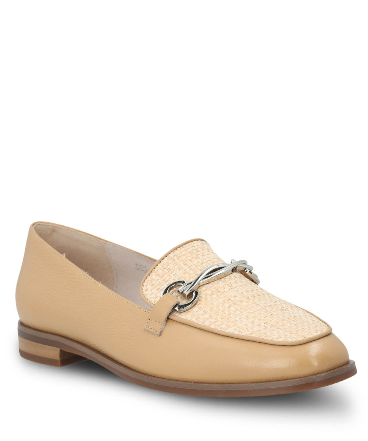 Mocasin Cuero Mujer Ambires Café Claro