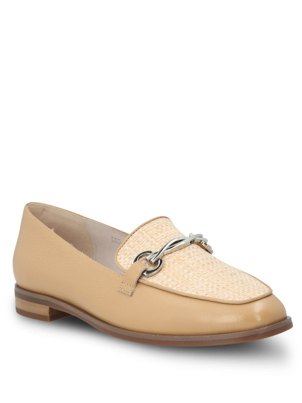 Mocasin Cuero Mujer Ambires Café Claro