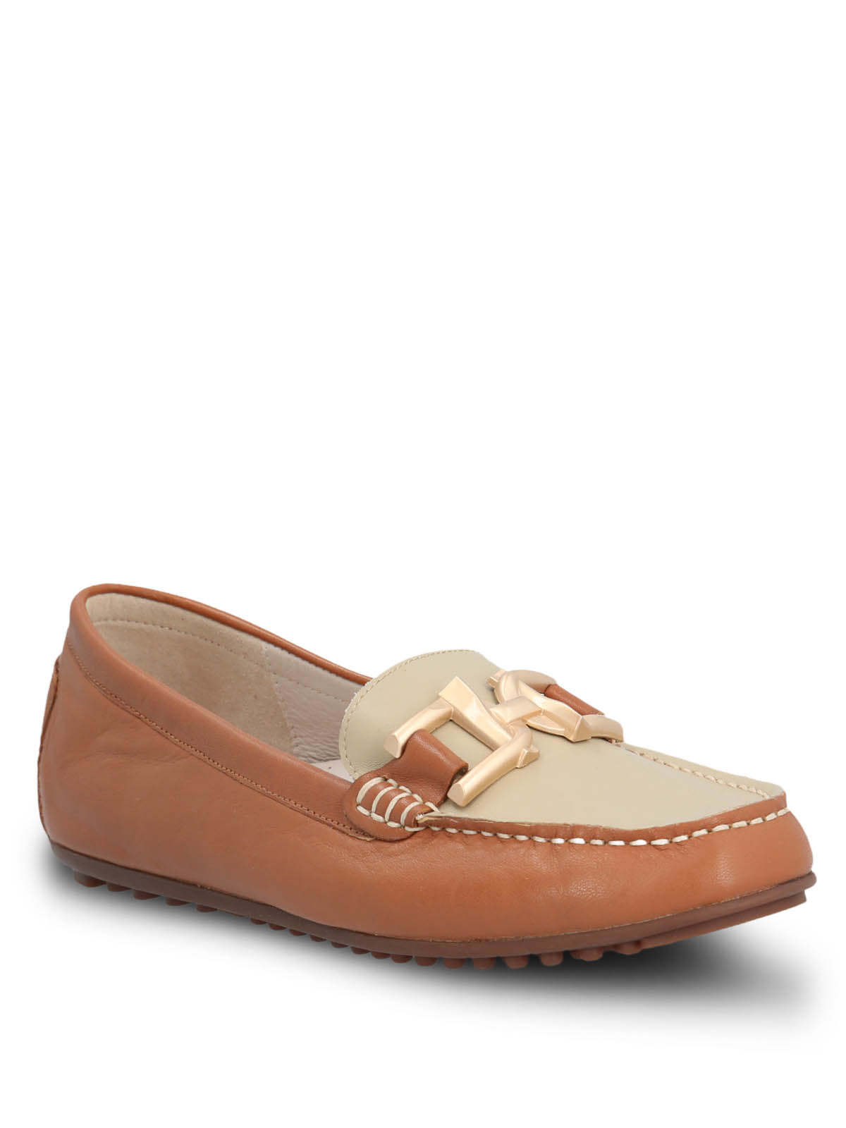 Mocasin Cuero Mujer Lesquin Café Claro | Hush Puppies