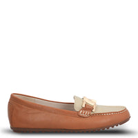 Mocasin Cuero Mujer Lesquin Café Claro | Hush Puppies