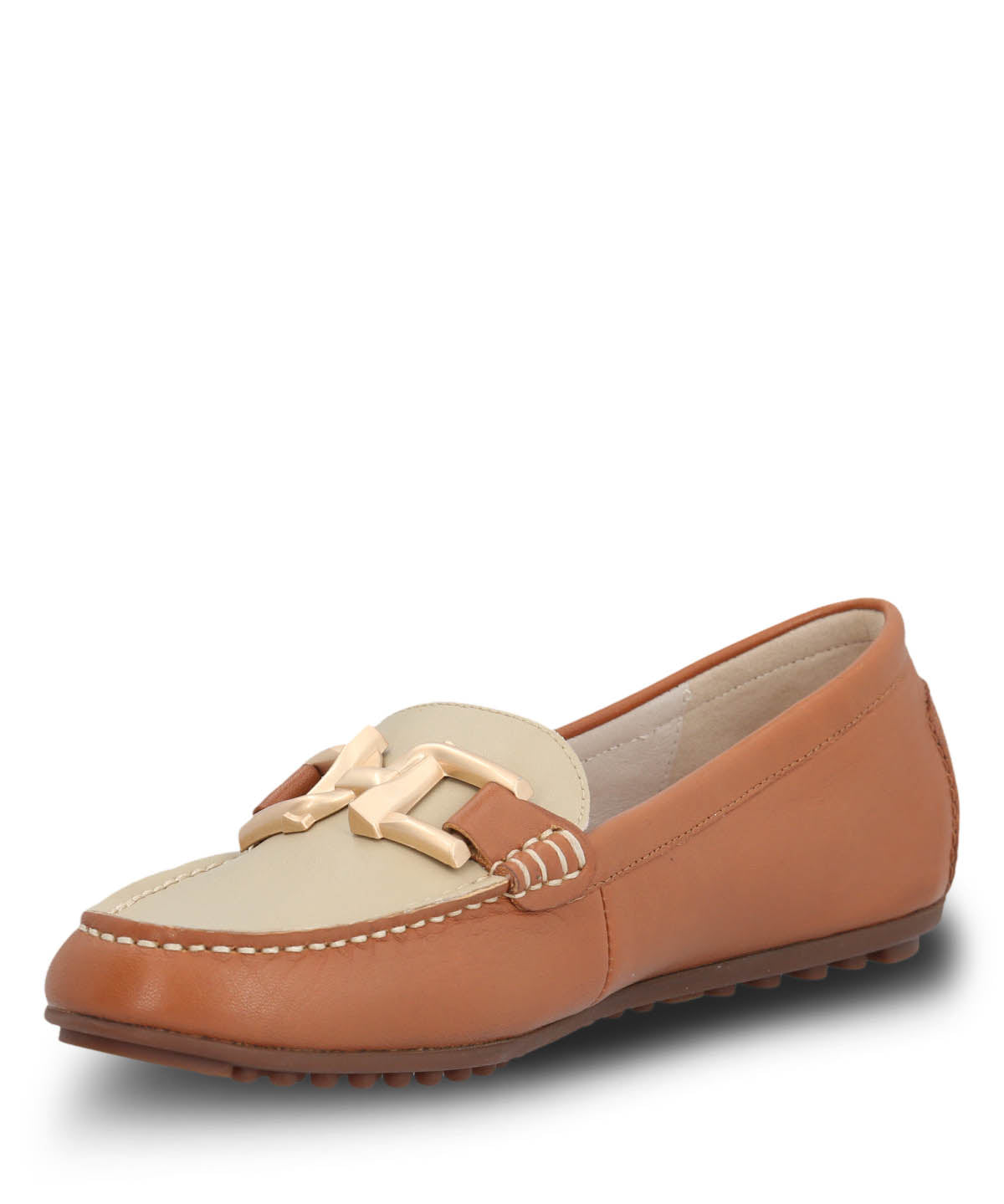 Mocasin Cuero Mujer Lesquin Café Claro | Hush Puppies