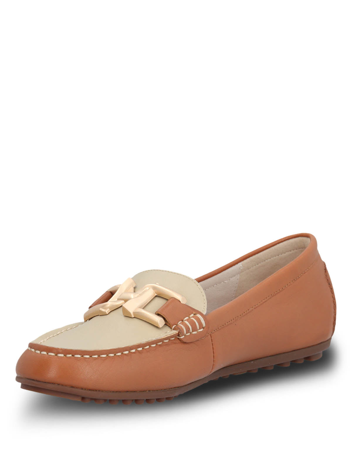 Mocasin Cuero Mujer Lesquin Café Claro | Hush Puppies