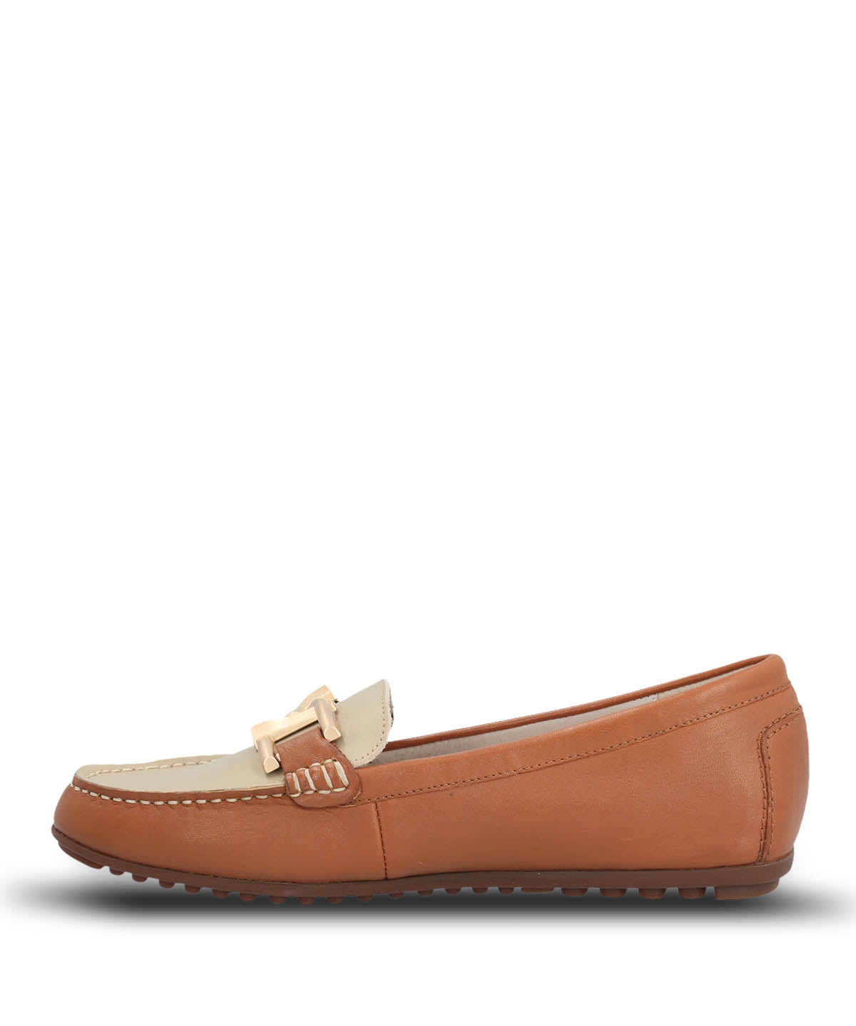 Mocasin Cuero Mujer Lesquin Café Claro | Hush Puppies