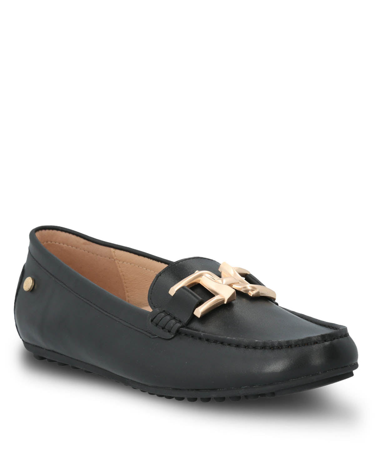 Mocasin Cuero Mujer Lesquin Negro
