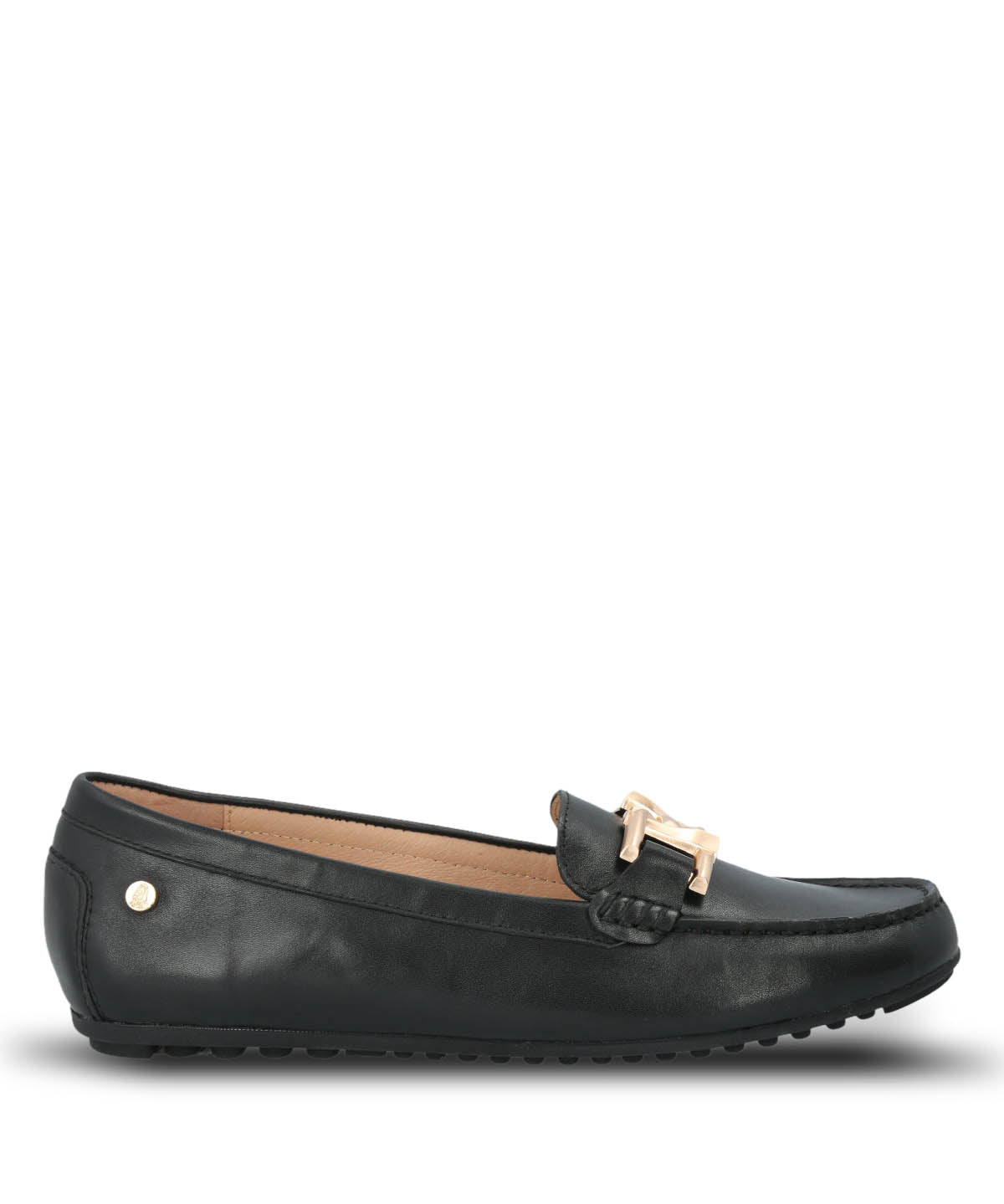 Mocasin Cuero Mujer Lesquin Negro