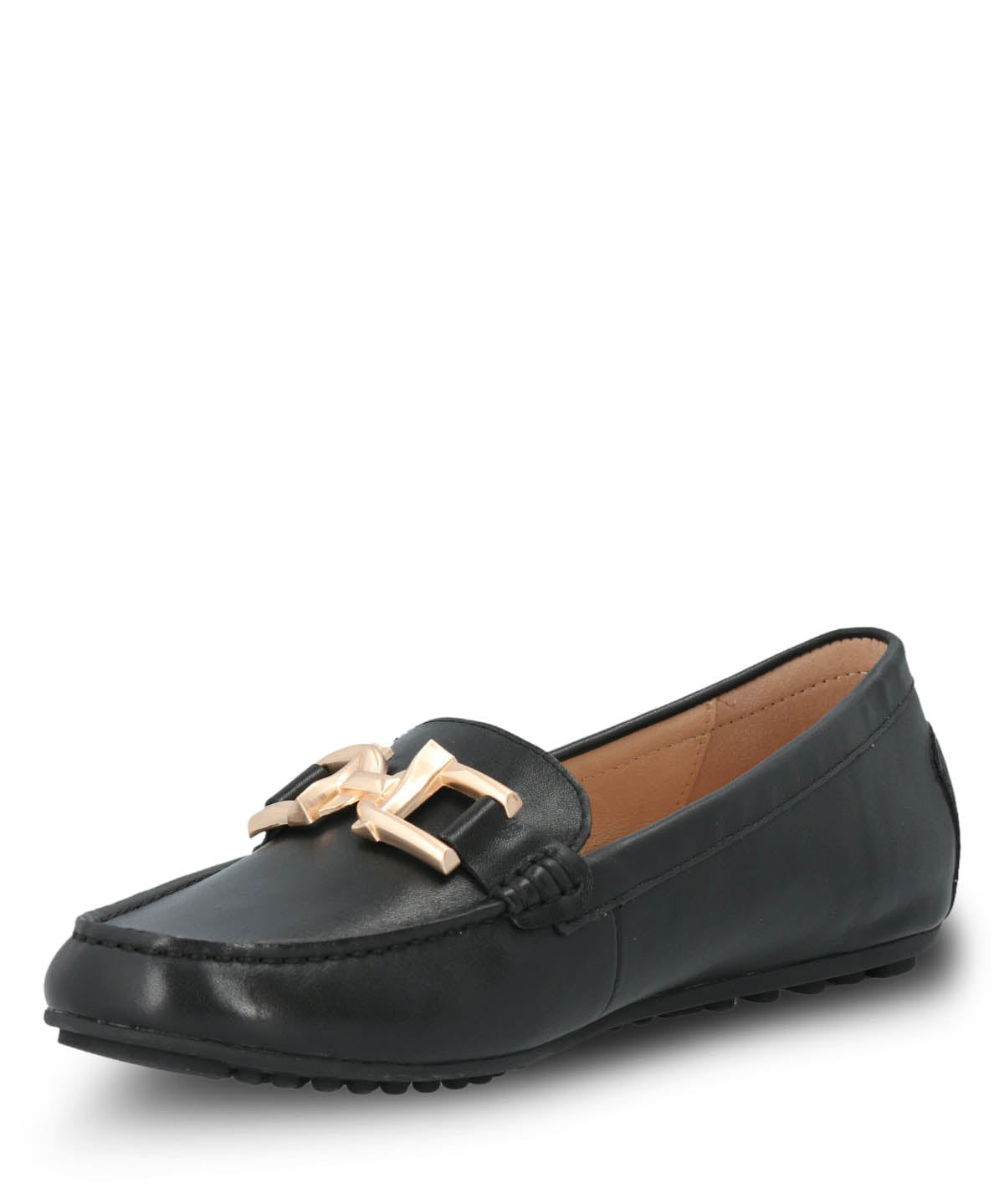 Mocasin Cuero Mujer Lesquin Negro