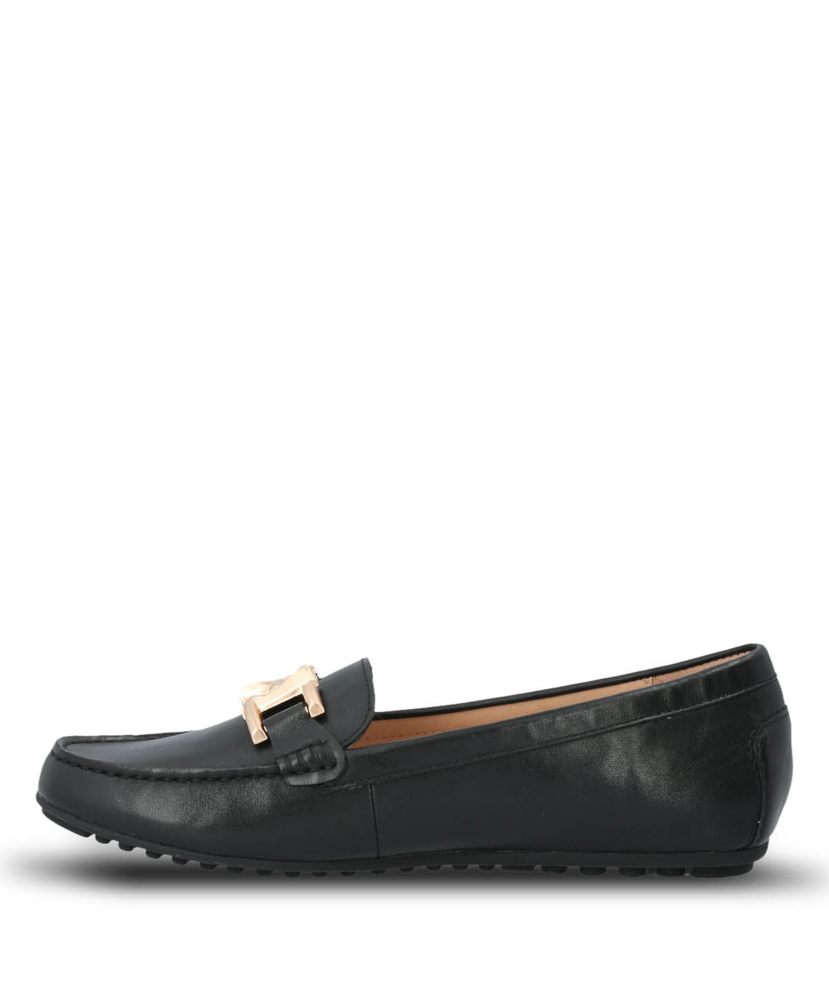 Mocasin Cuero Mujer Lesquin Negro