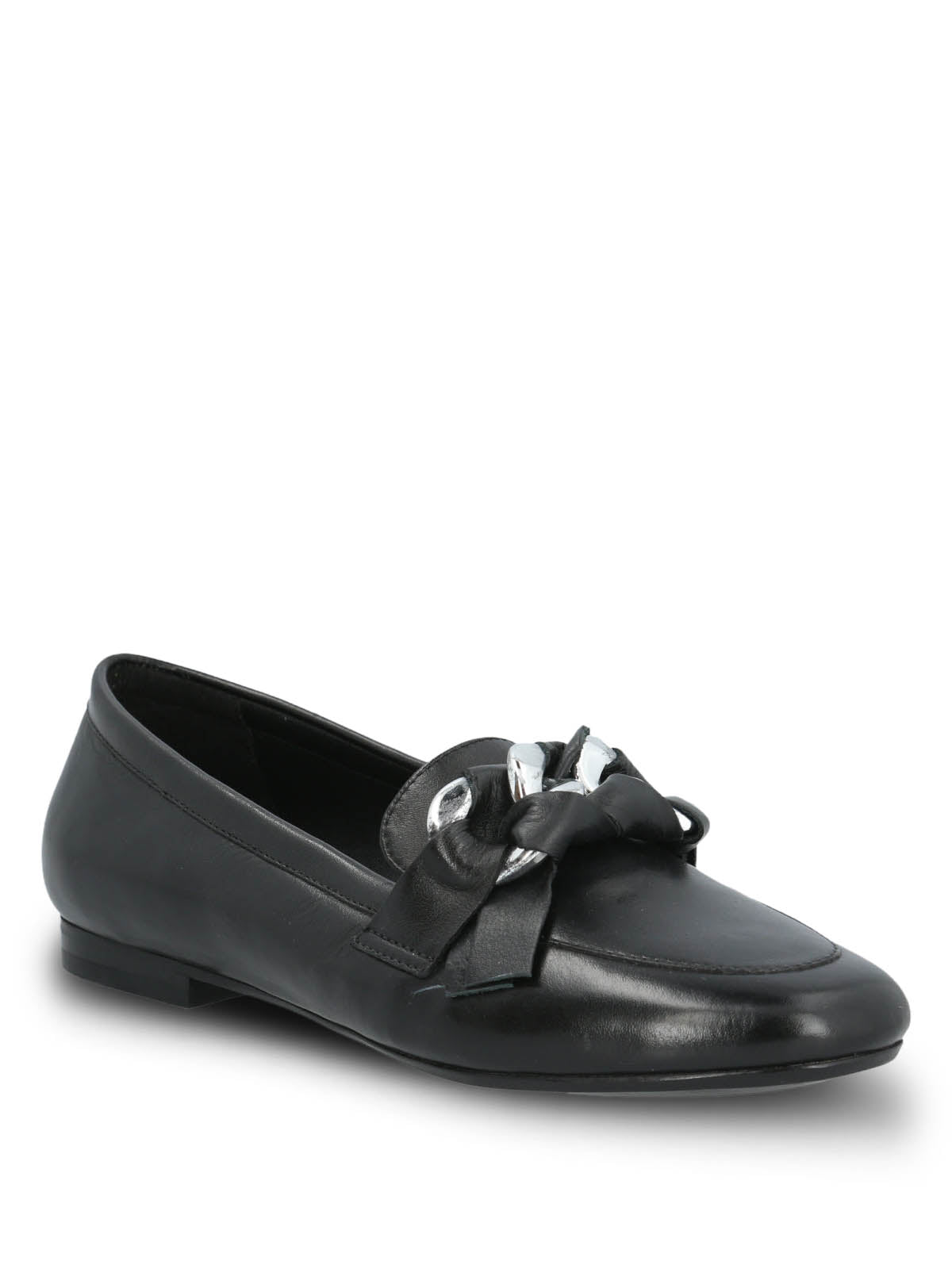 Mocasin Cuero Mujer Mons Negro