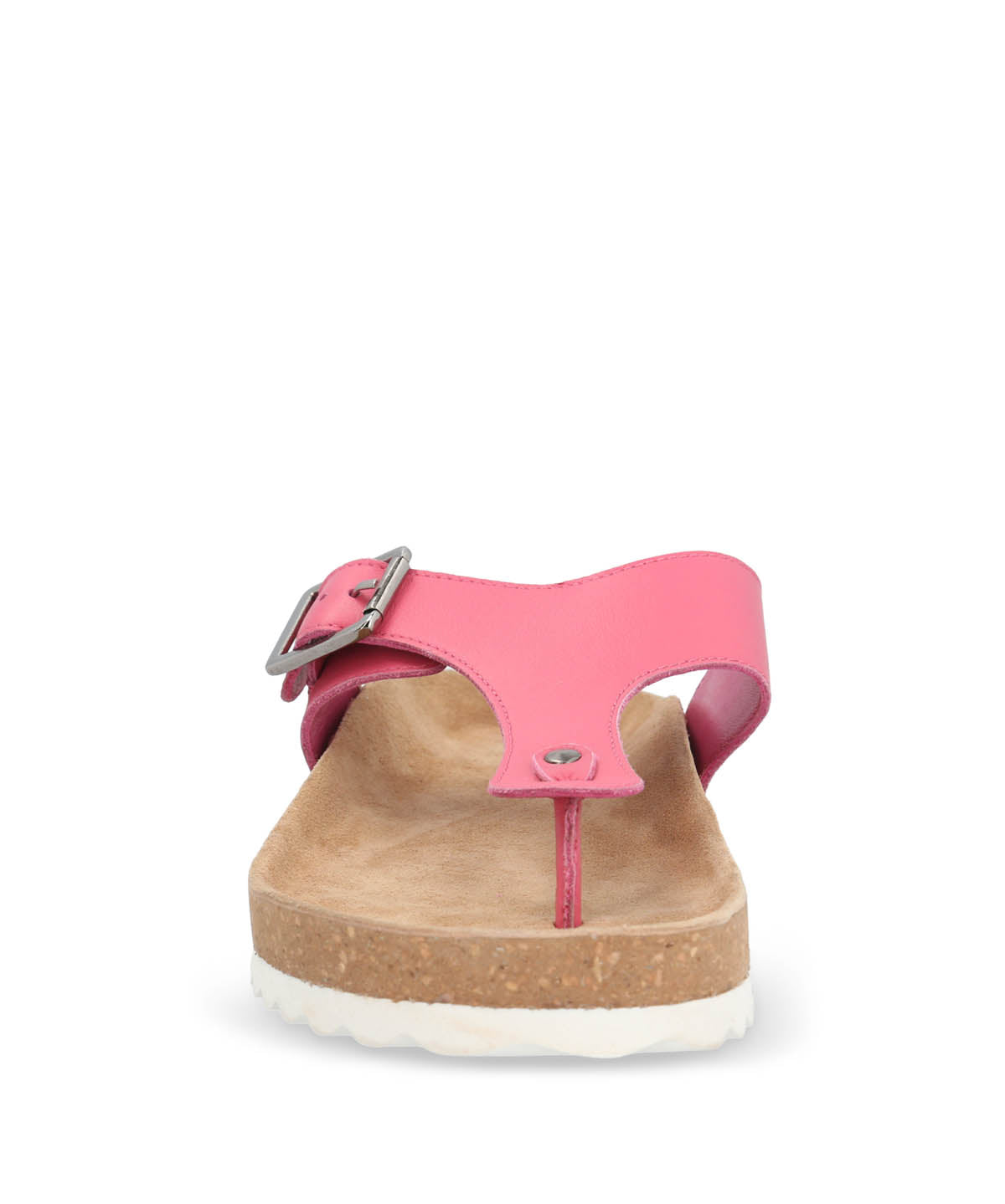 Sandalia Cuero Mujer Davos Fucsia