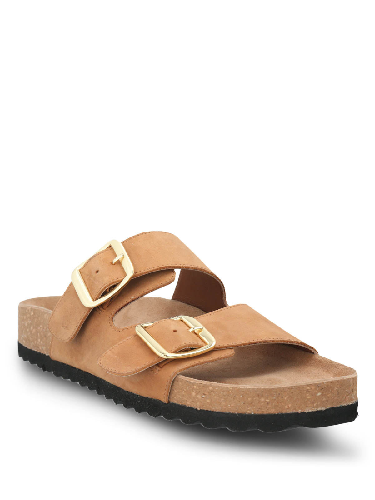 Sandalia Cuero Mujer Lausana Café