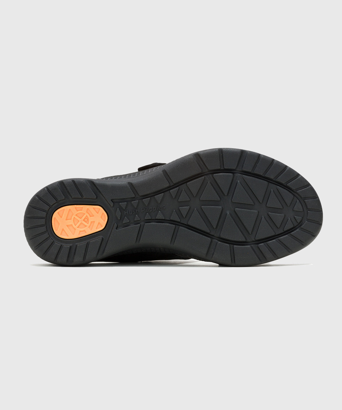 Sandalia Cuero Breathe Slide Negro-Hush Puppies Chile