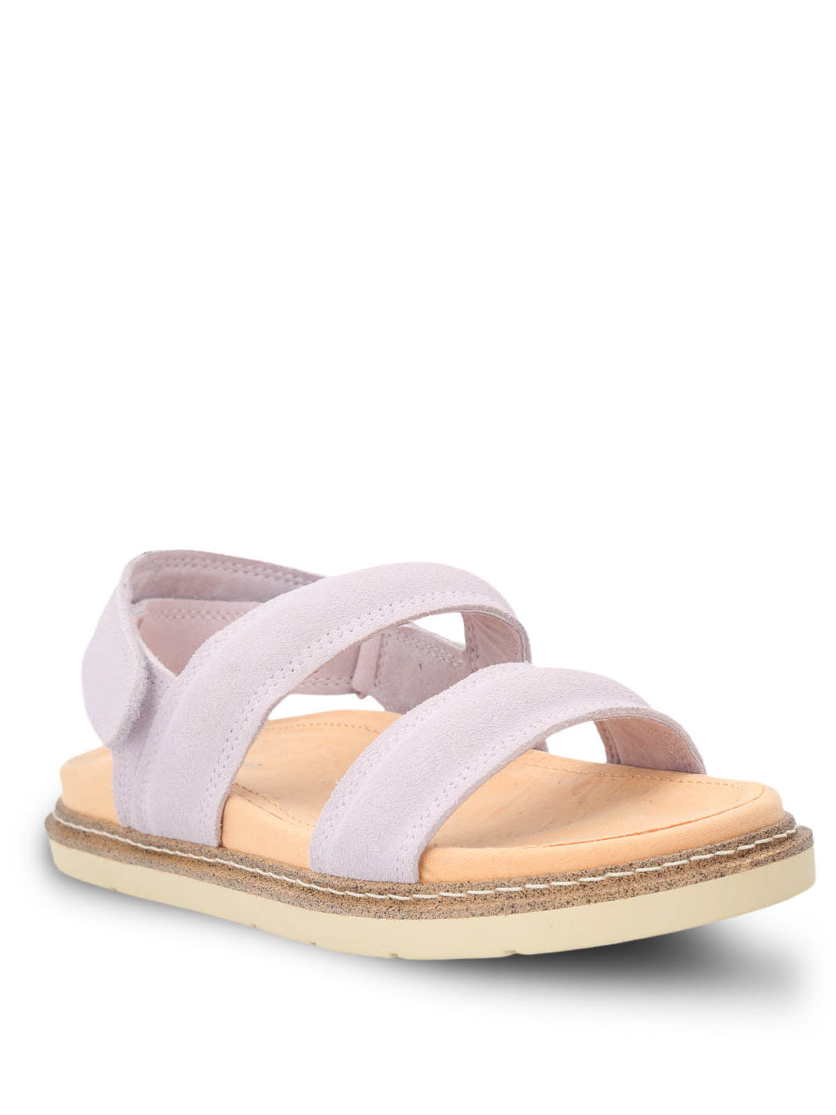 Sandalia Cuero Mujer Baden Lila