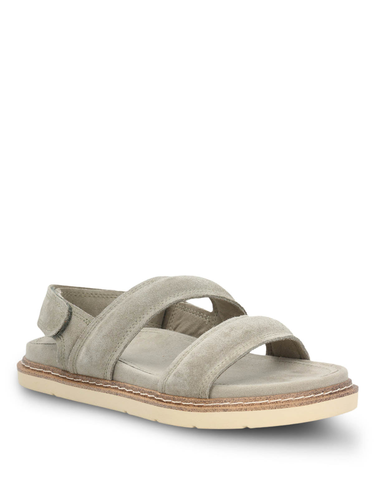 Sandalia Cuero Mujer Baden Verde Claro