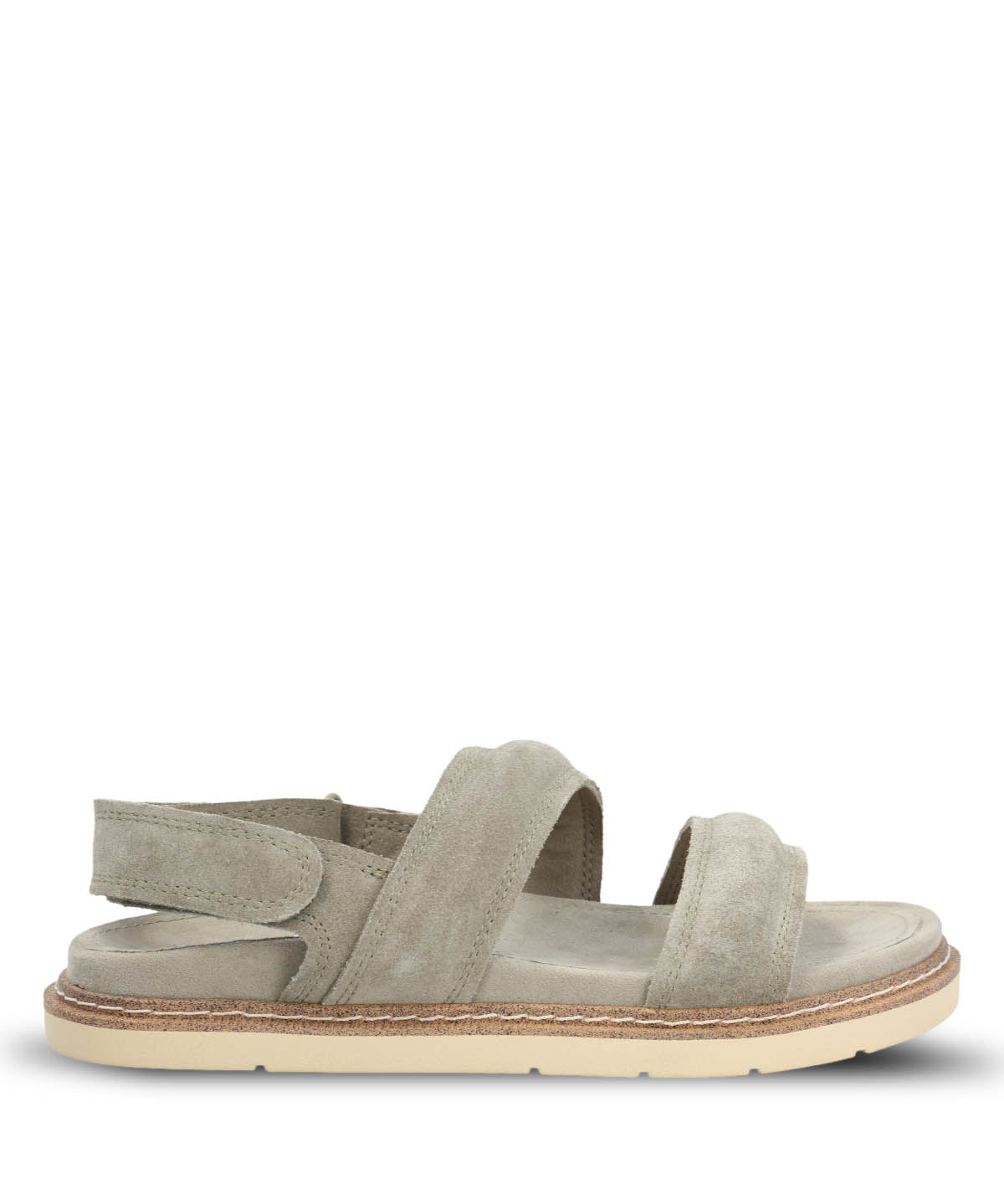 Sandalia Cuero Mujer Baden Verde Claro