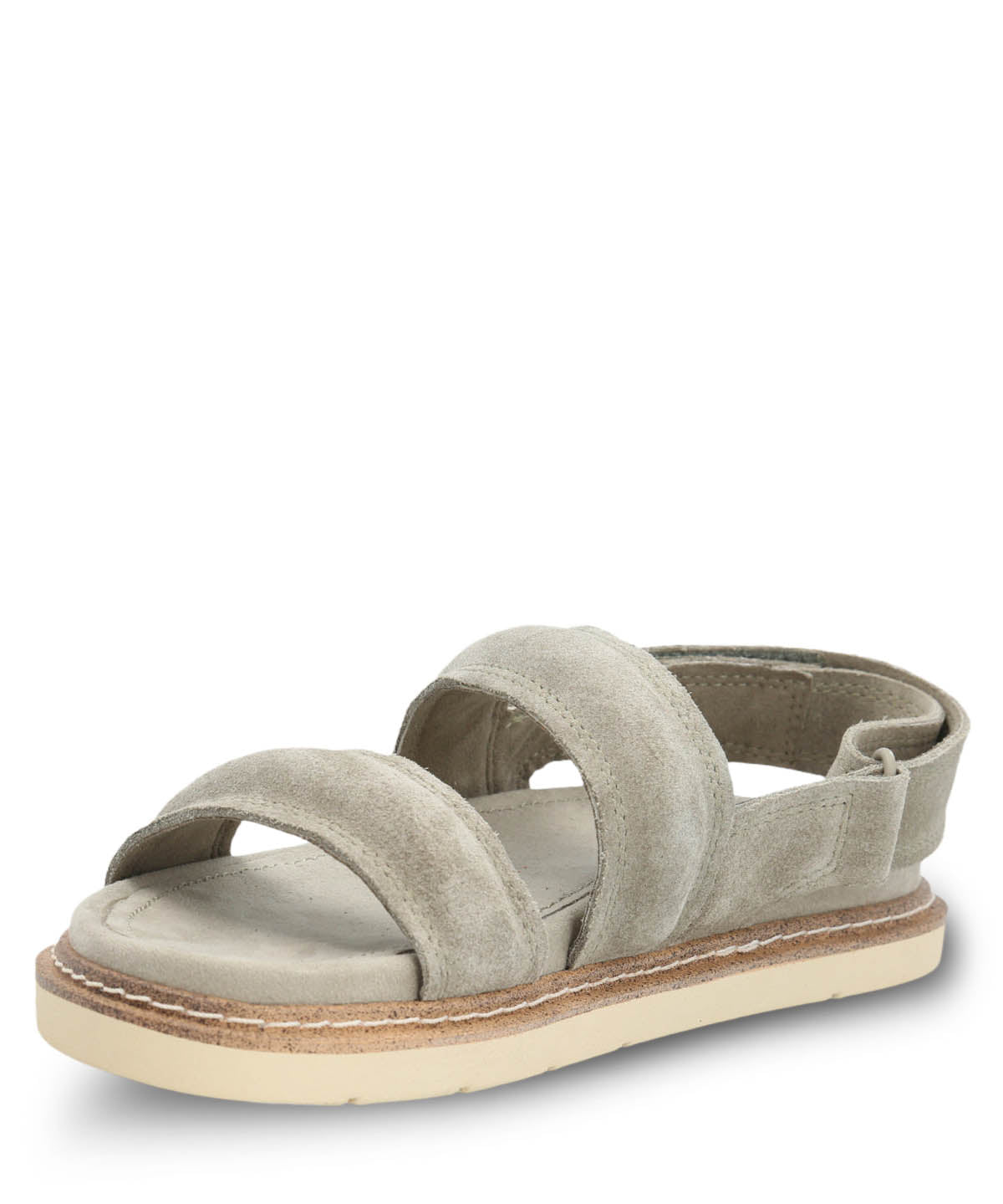 Sandalia Cuero Mujer Baden Verde Claro