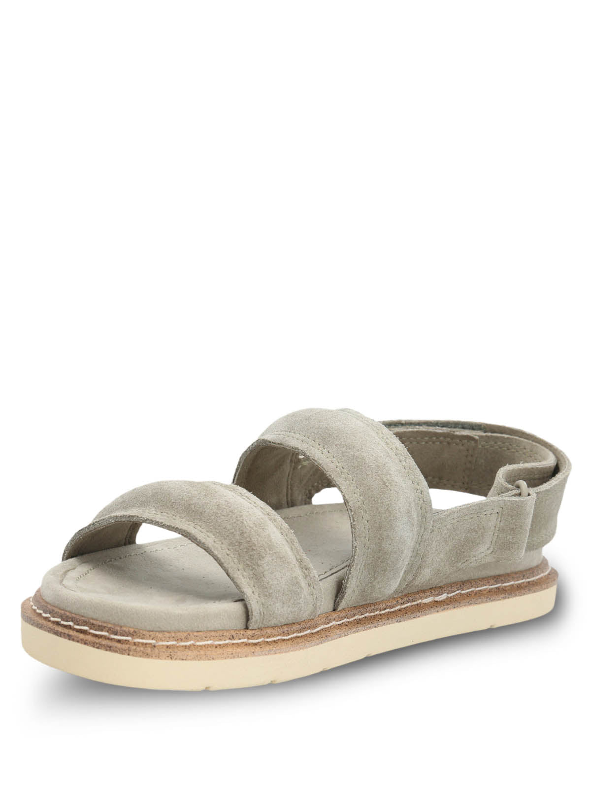 Sandalia Cuero Mujer Baden Verde Claro