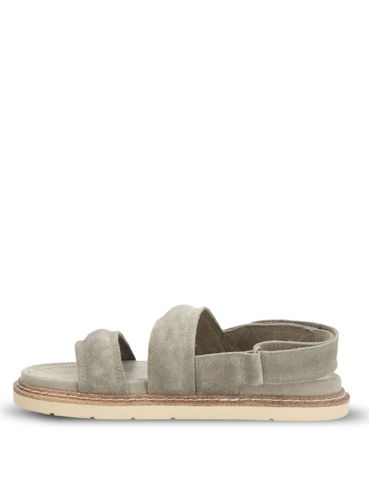 Sandalia Cuero Mujer Baden Verde Claro