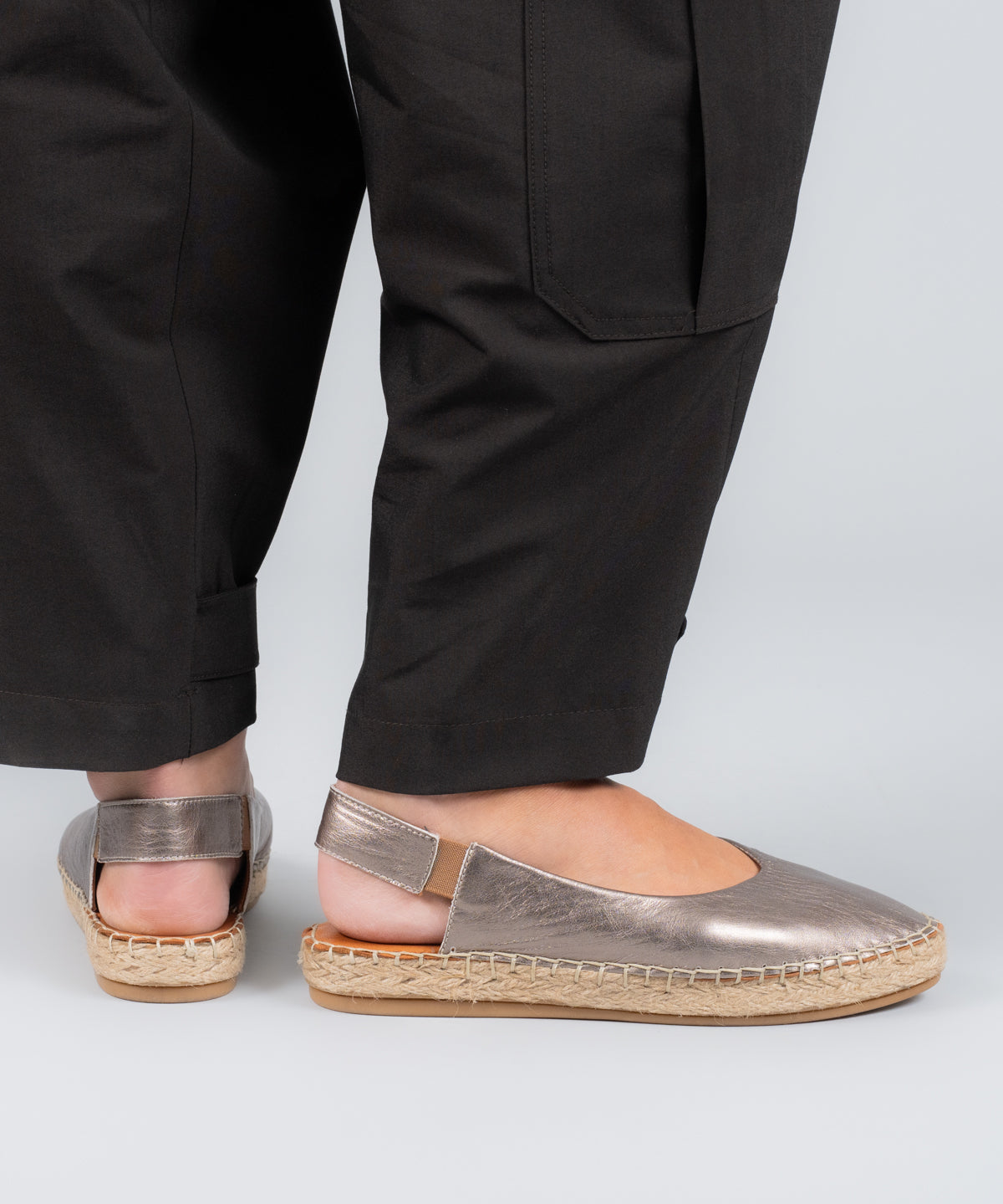 Alpargata Cuero Teglio Gris-Hush Puppies Chile