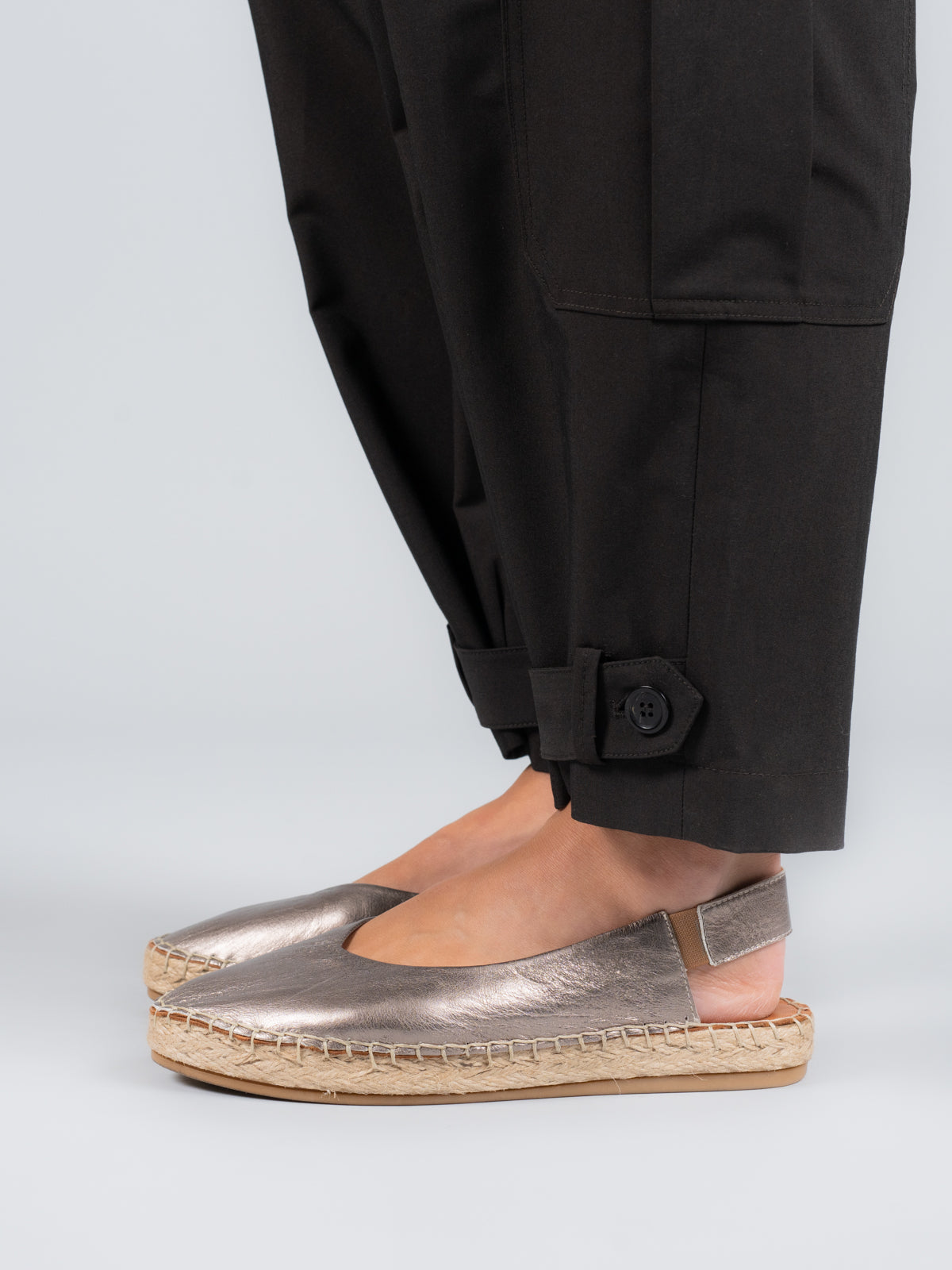Alpargata Cuero Teglio Gris-Hush Puppies Chile