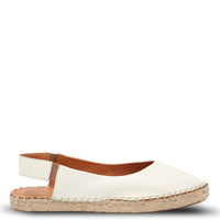 Alpargata Cuero Mujer Teglio Blanco | Hush Puppies