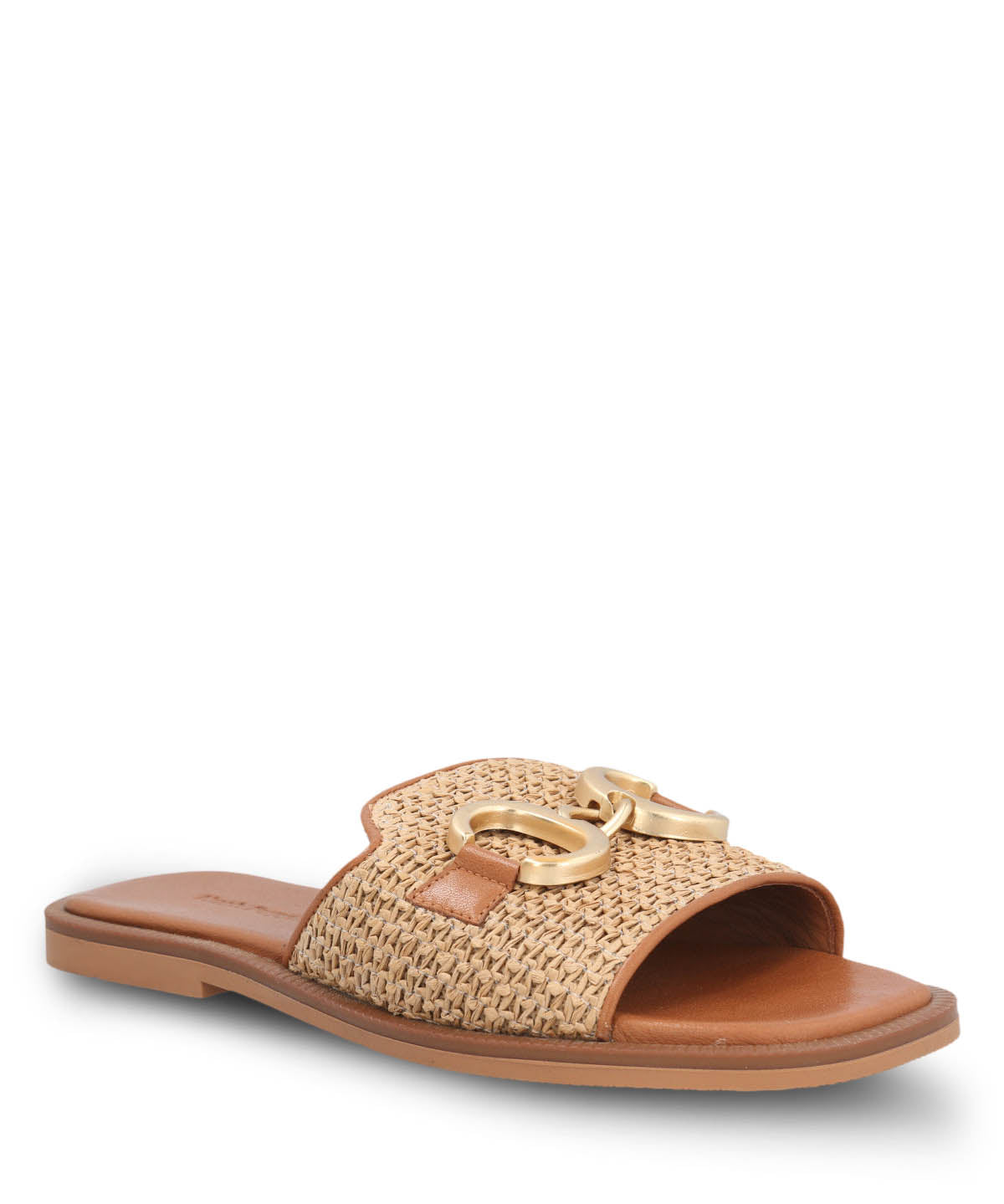 Sandalia Cuero Mujer Tegglia Café Claro