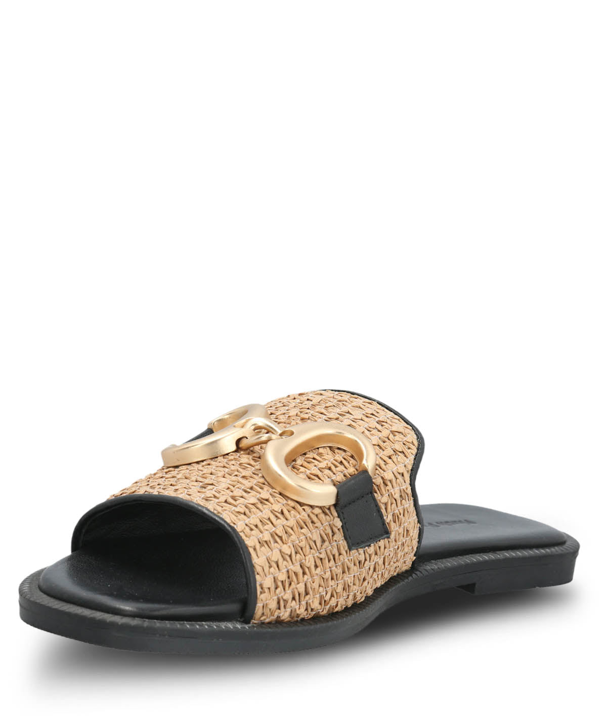 Sandalia Cuero Mujer Tegglia Negro