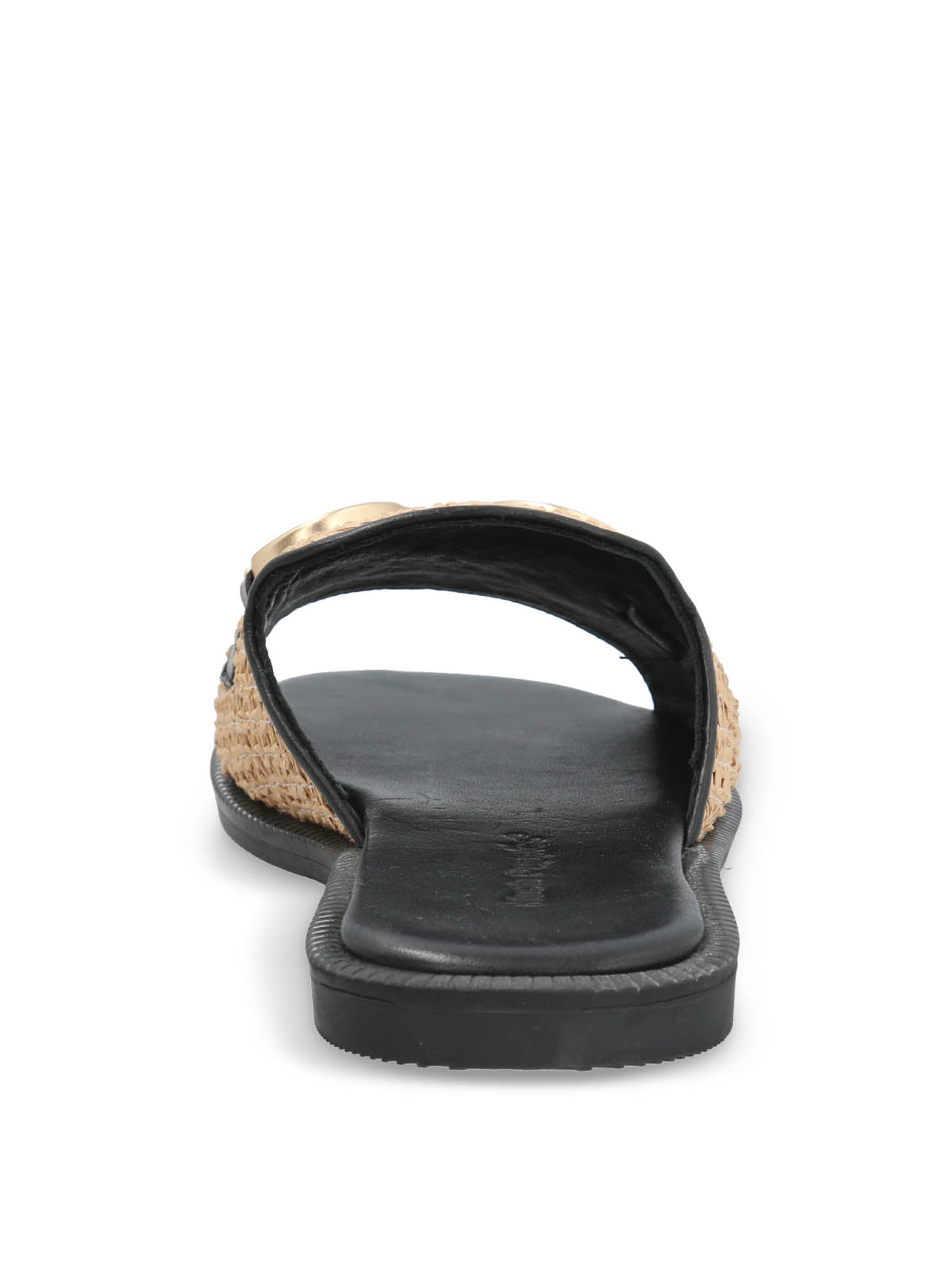 Sandalia Cuero Mujer Tegglia Negro