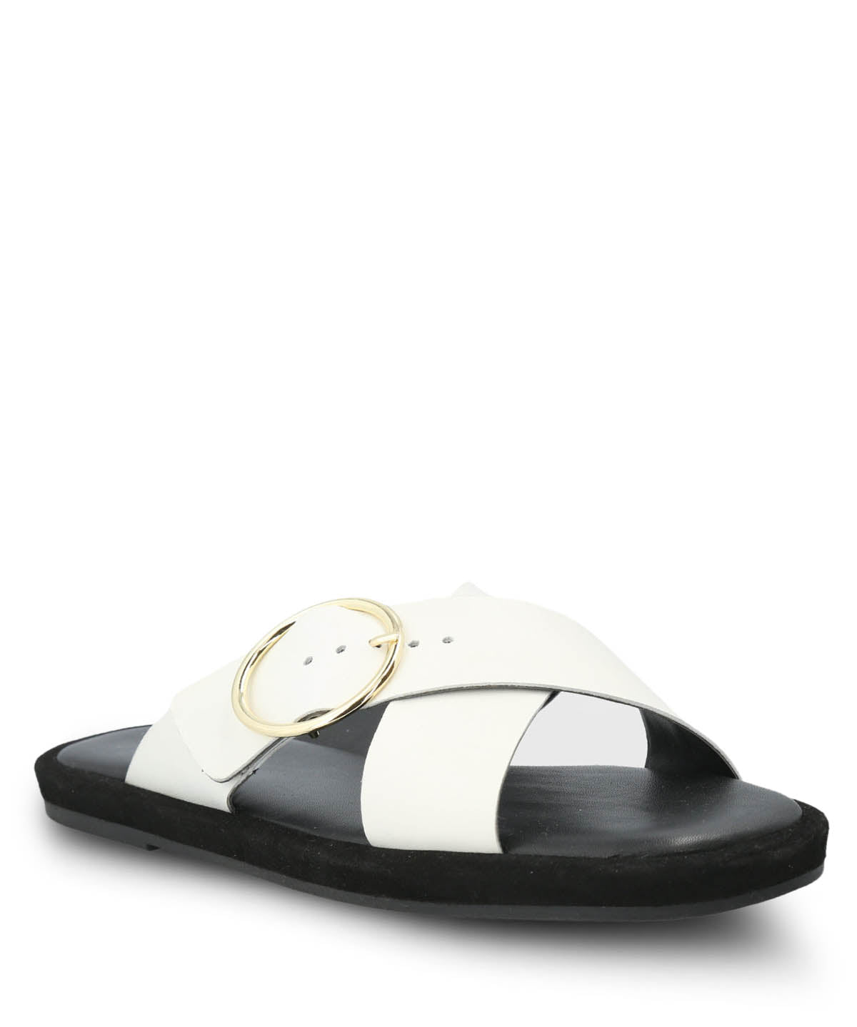 Sandalia Cuero Mujer Bernard Blanco