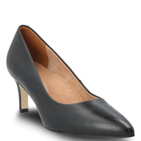 Zapato Vestir Cuero Mujer Arosa Negro