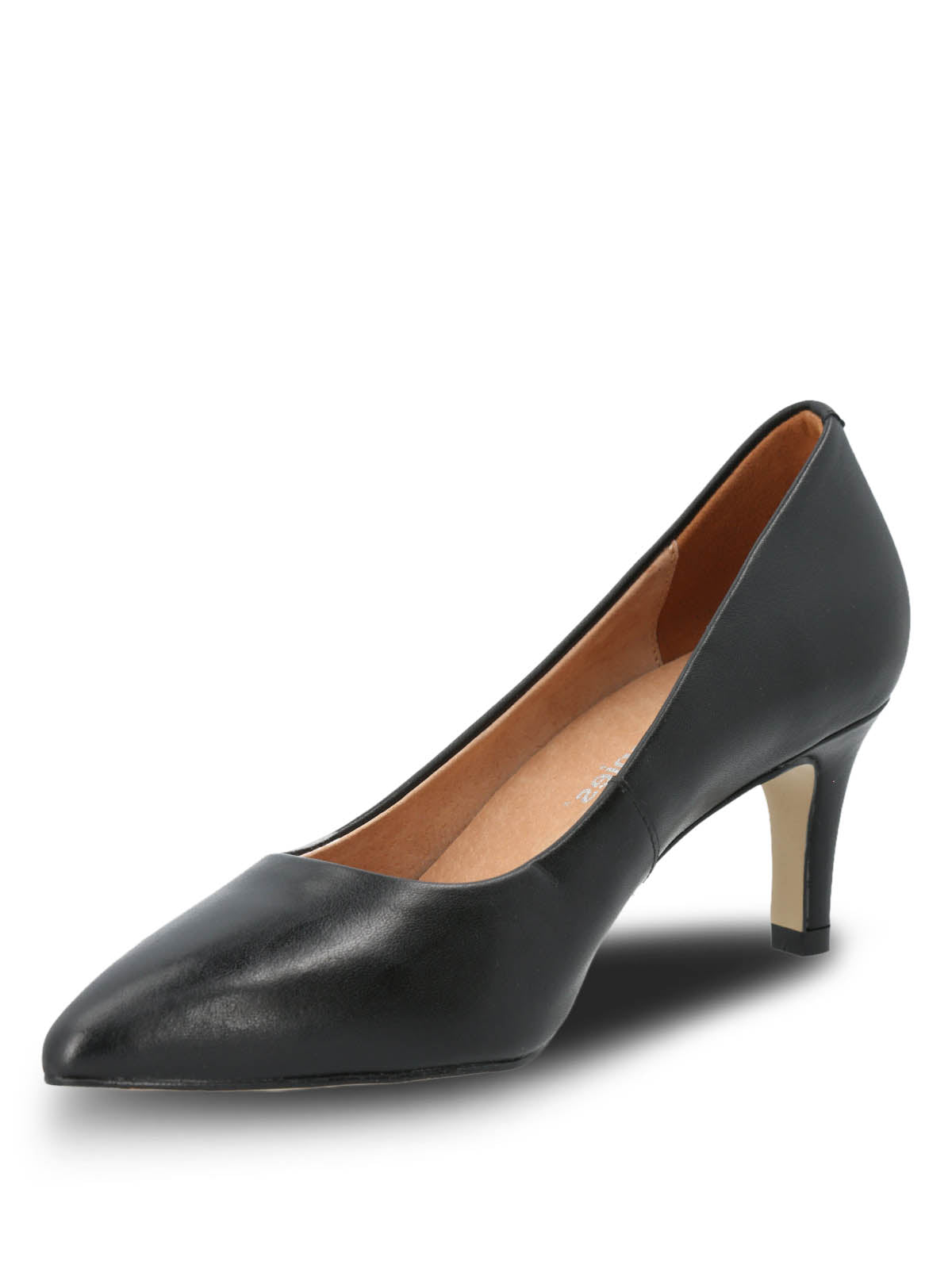 Zapato Vestir Cuero Mujer Arosa Negro