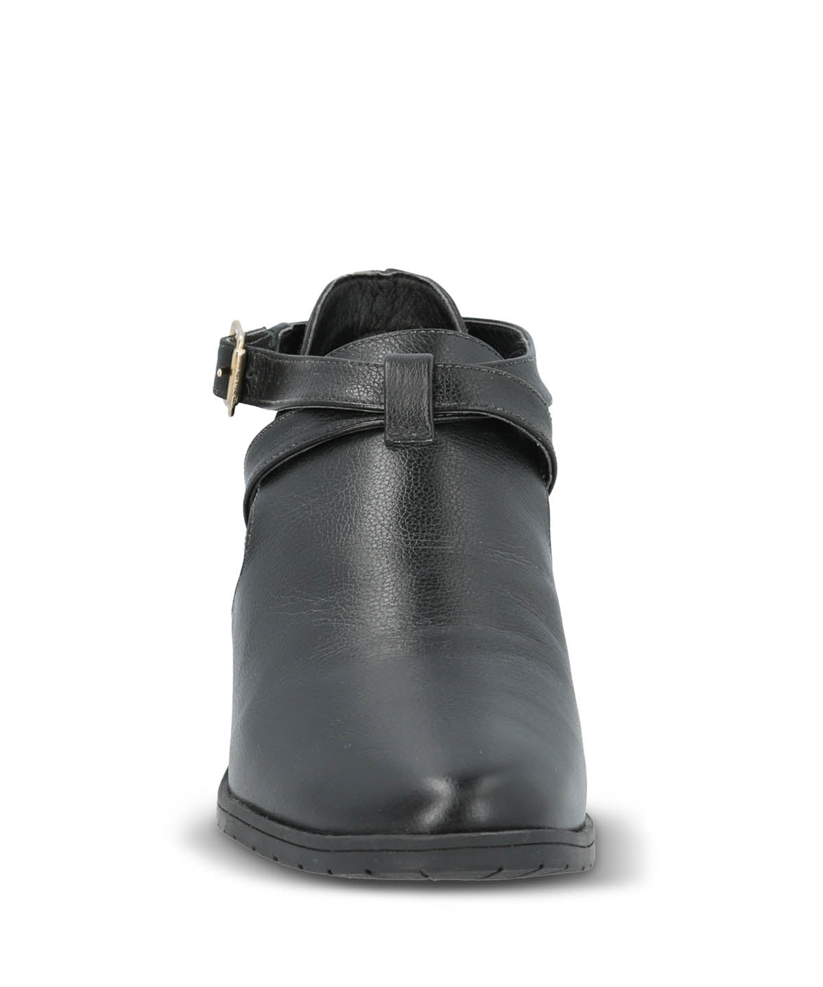 Botin Cuero Mujer Garla Negro