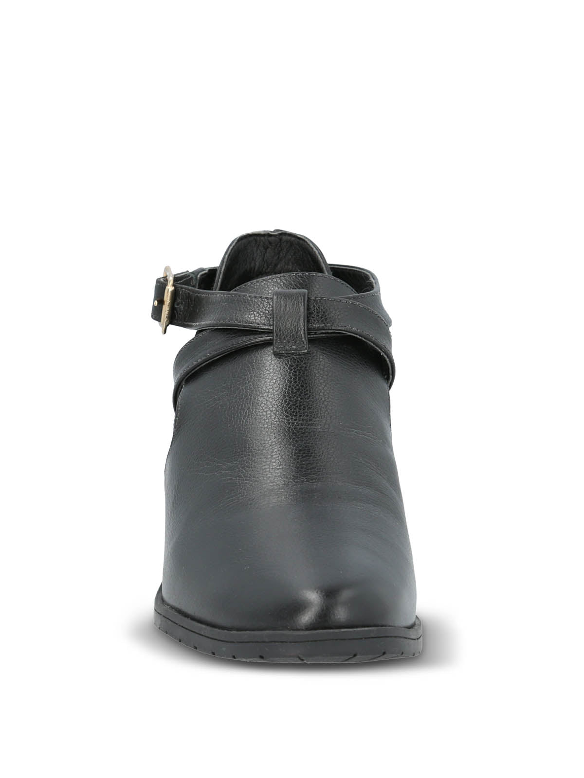Botin Cuero Mujer Garla Negro