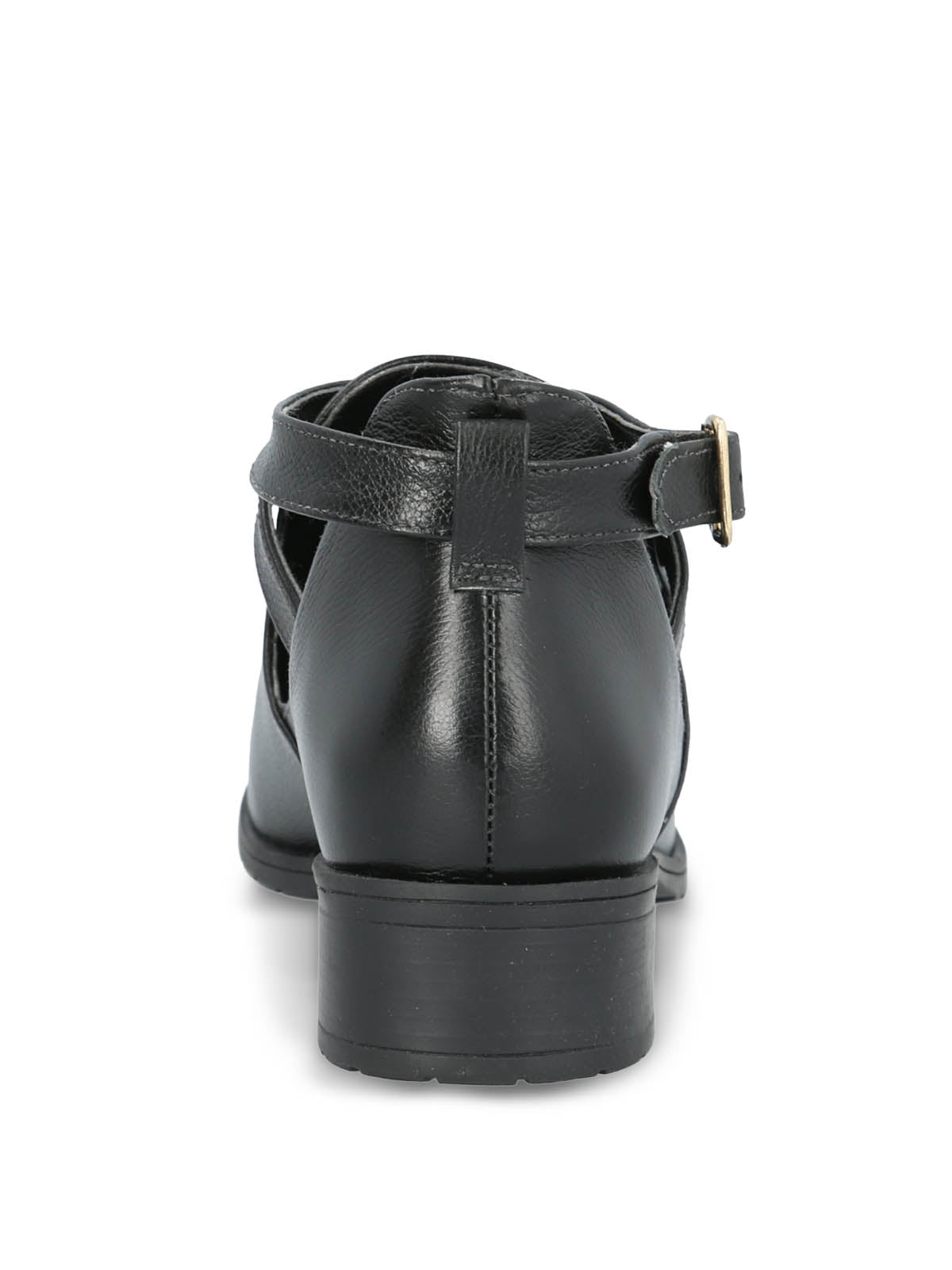 Botin Cuero Mujer Garla Negro