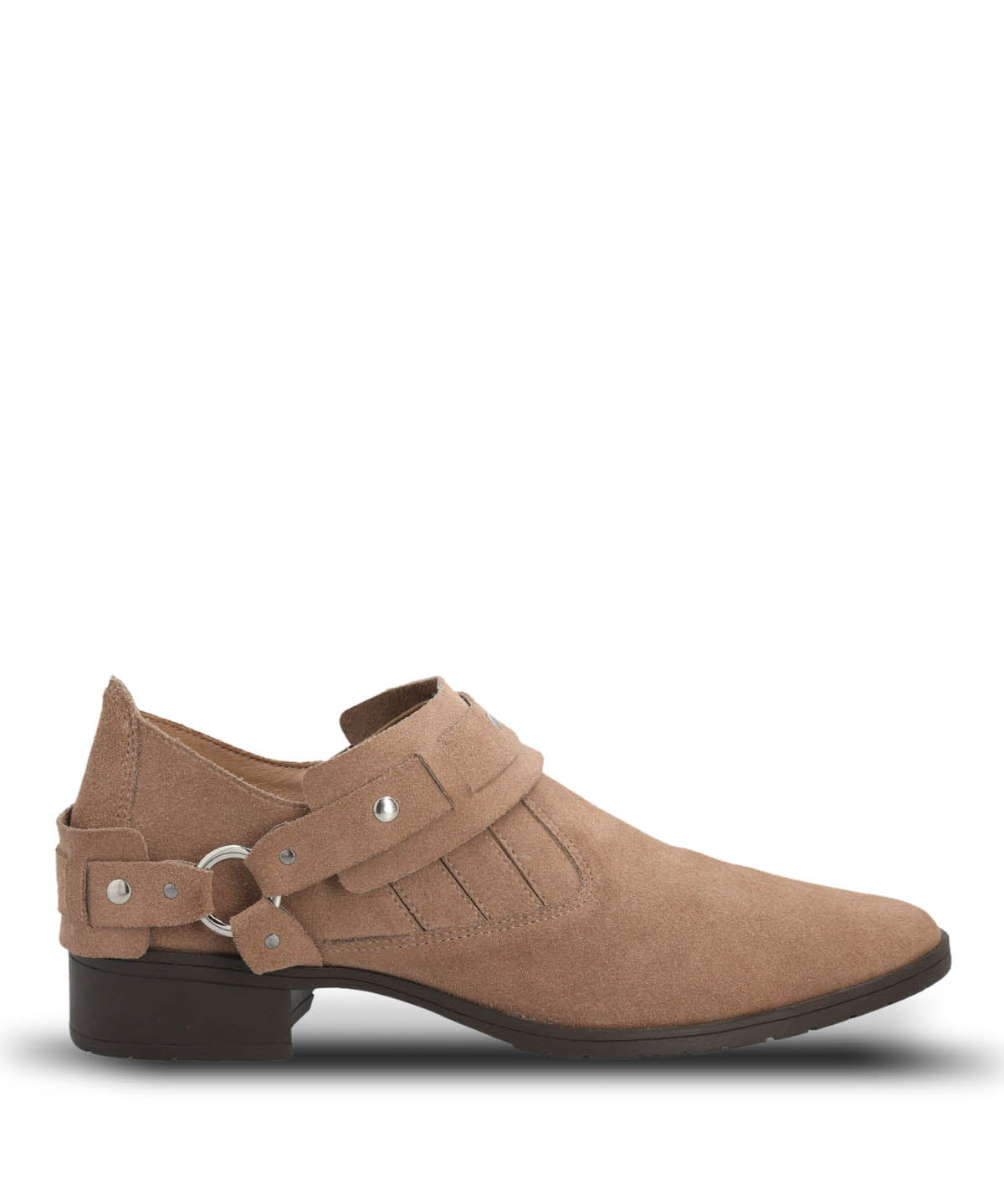 Botin Cuero Mujer Malga Taupe