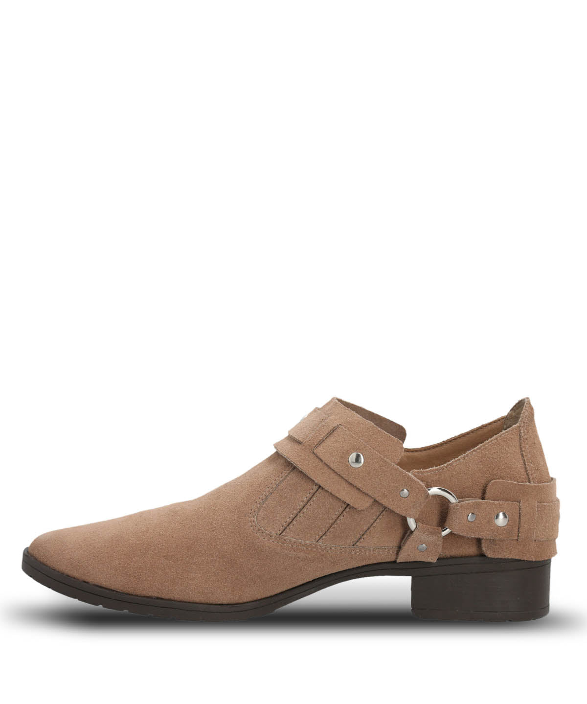 Botin Cuero Mujer Malga Taupe