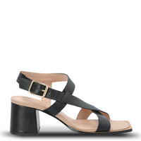 Sandalia Vestir Cuero Mujer Caterina Negro