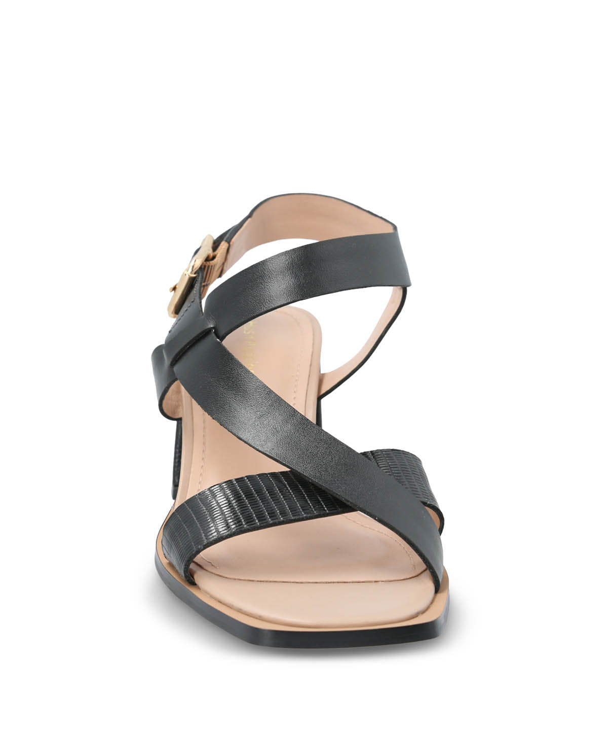 Sandalia Vestir Cuero Mujer Caterina Negro