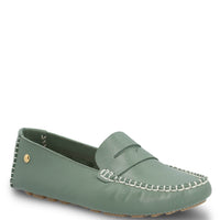 Mocasin Cuero Mujer Domaso Verde
