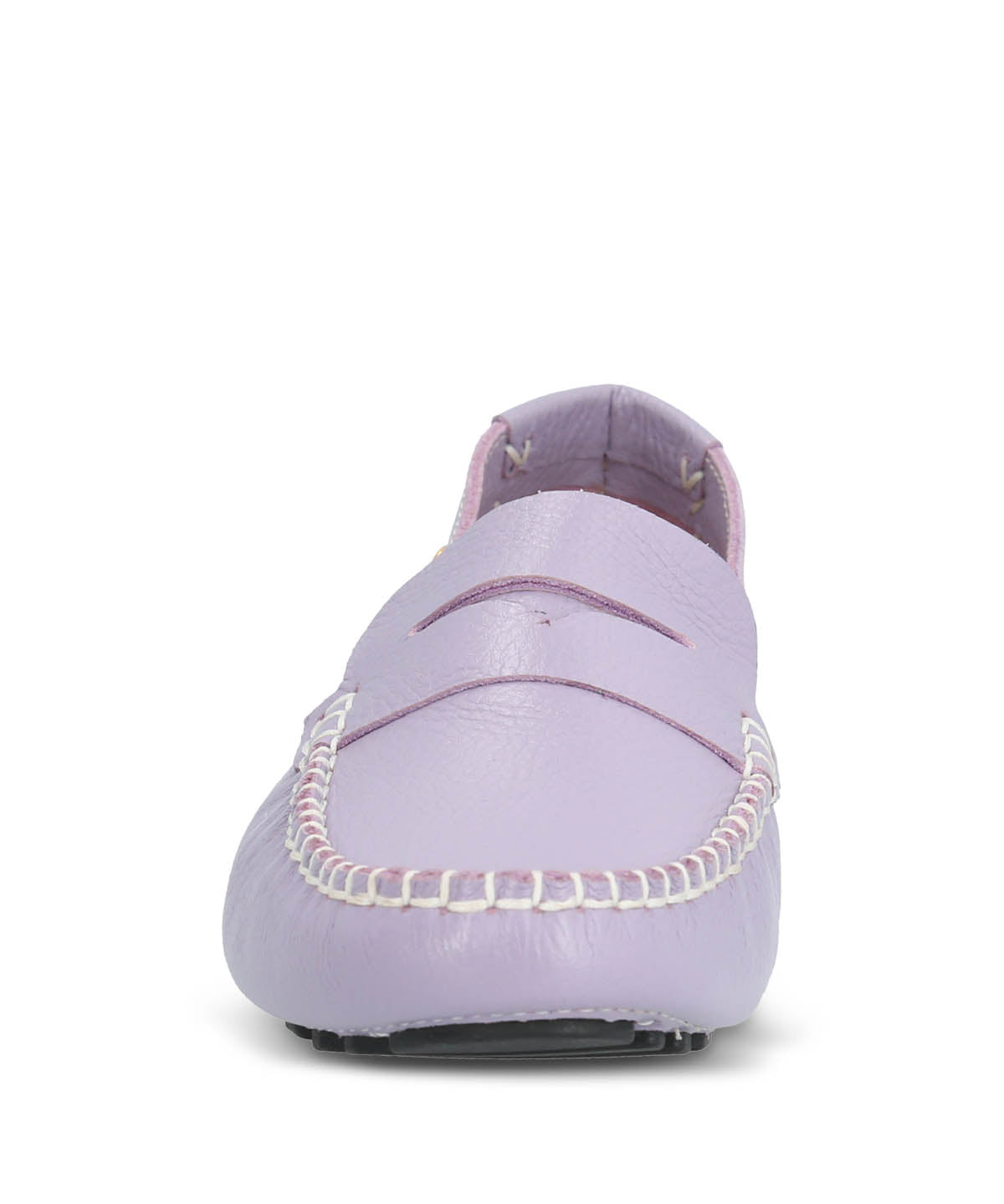 Mocasin Cuero Mujer Domaso Lila | Hush Puppies