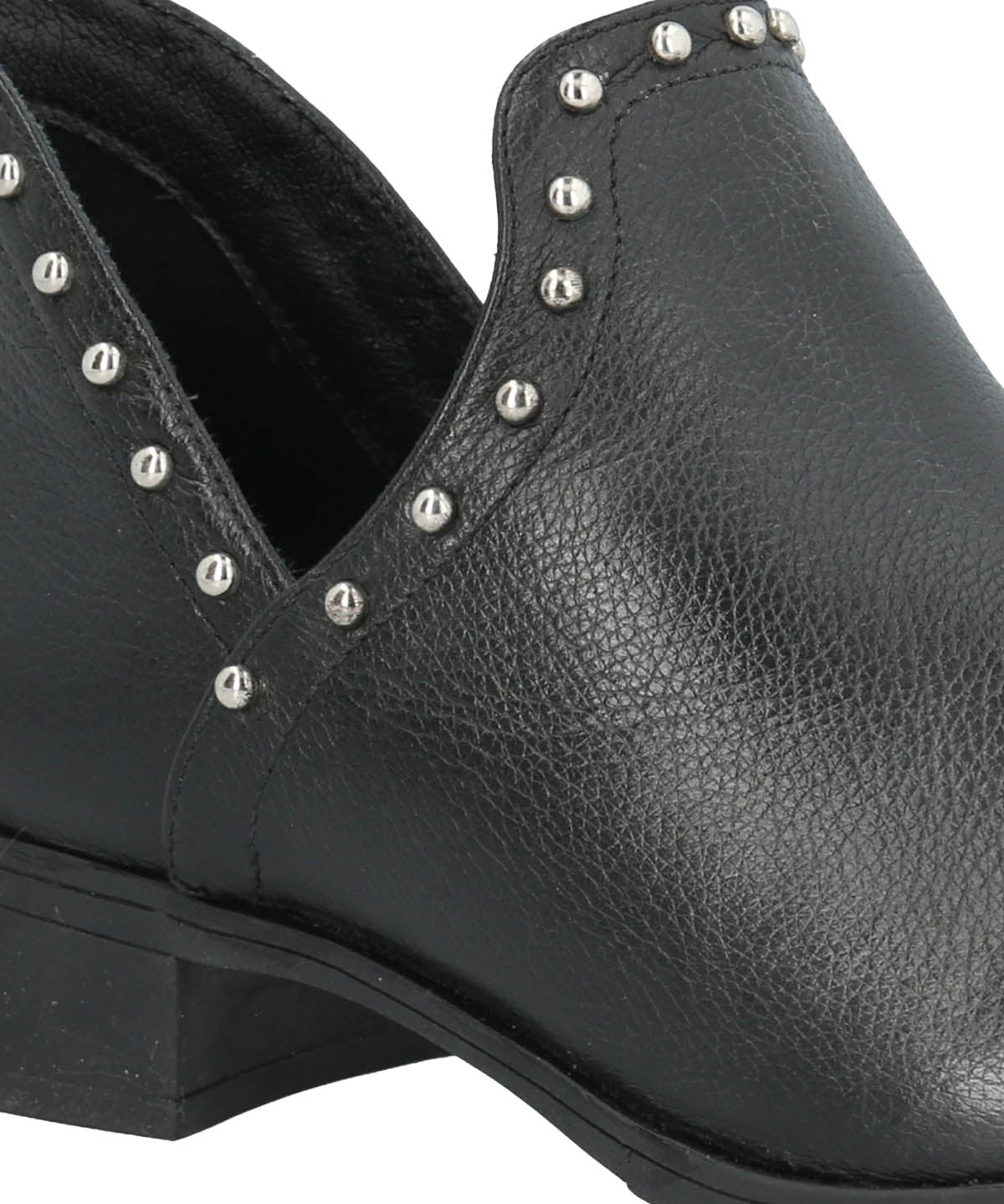 Botin Cuero Mujer Leccia Negro