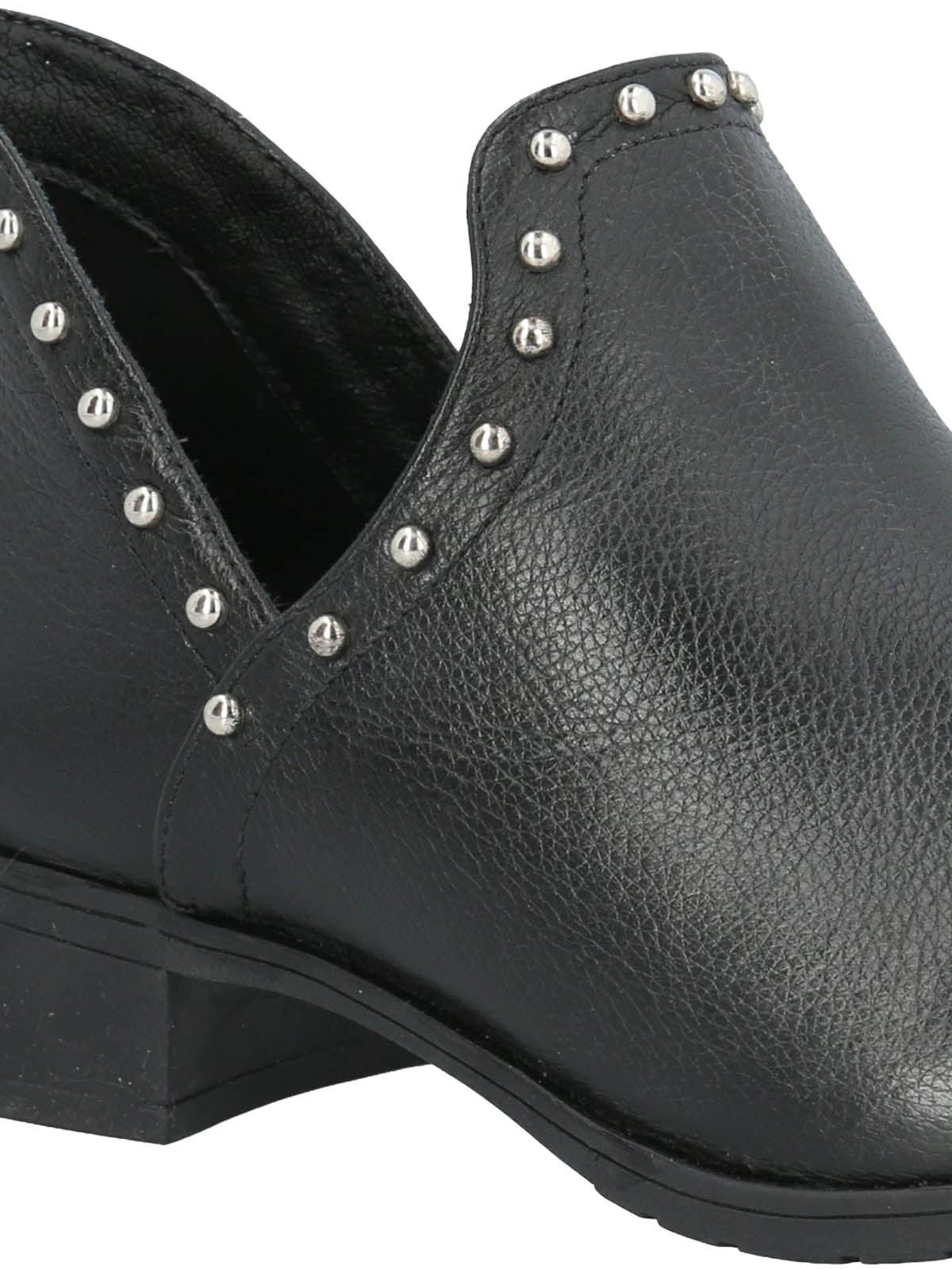 Botin Cuero Mujer Leccia Negro