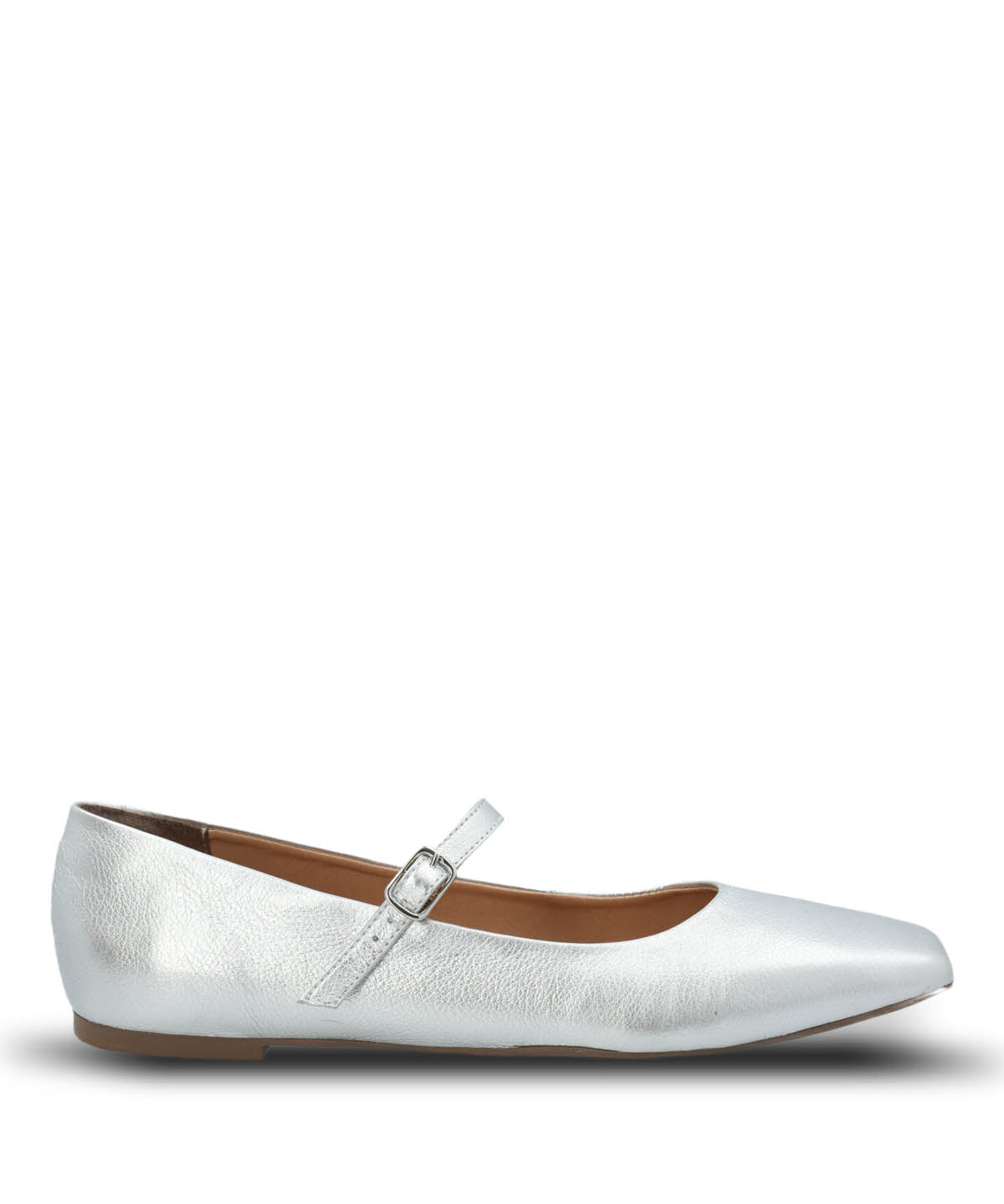 Ballerina Cuero Mujer Lovere Metalizada Hush Puppies