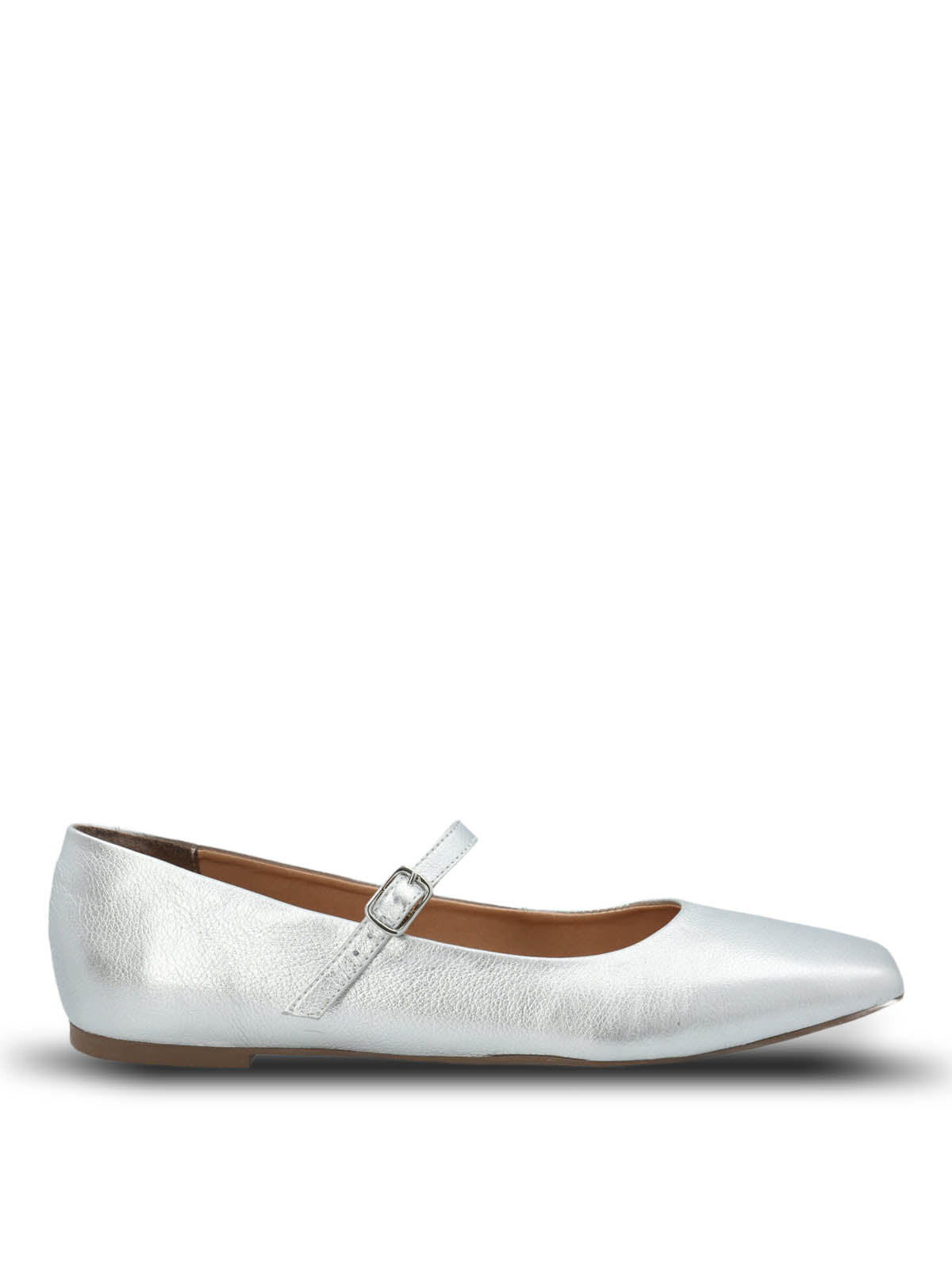 Ballerina Cuero Mujer Lovere Metalizada Hush Puppies