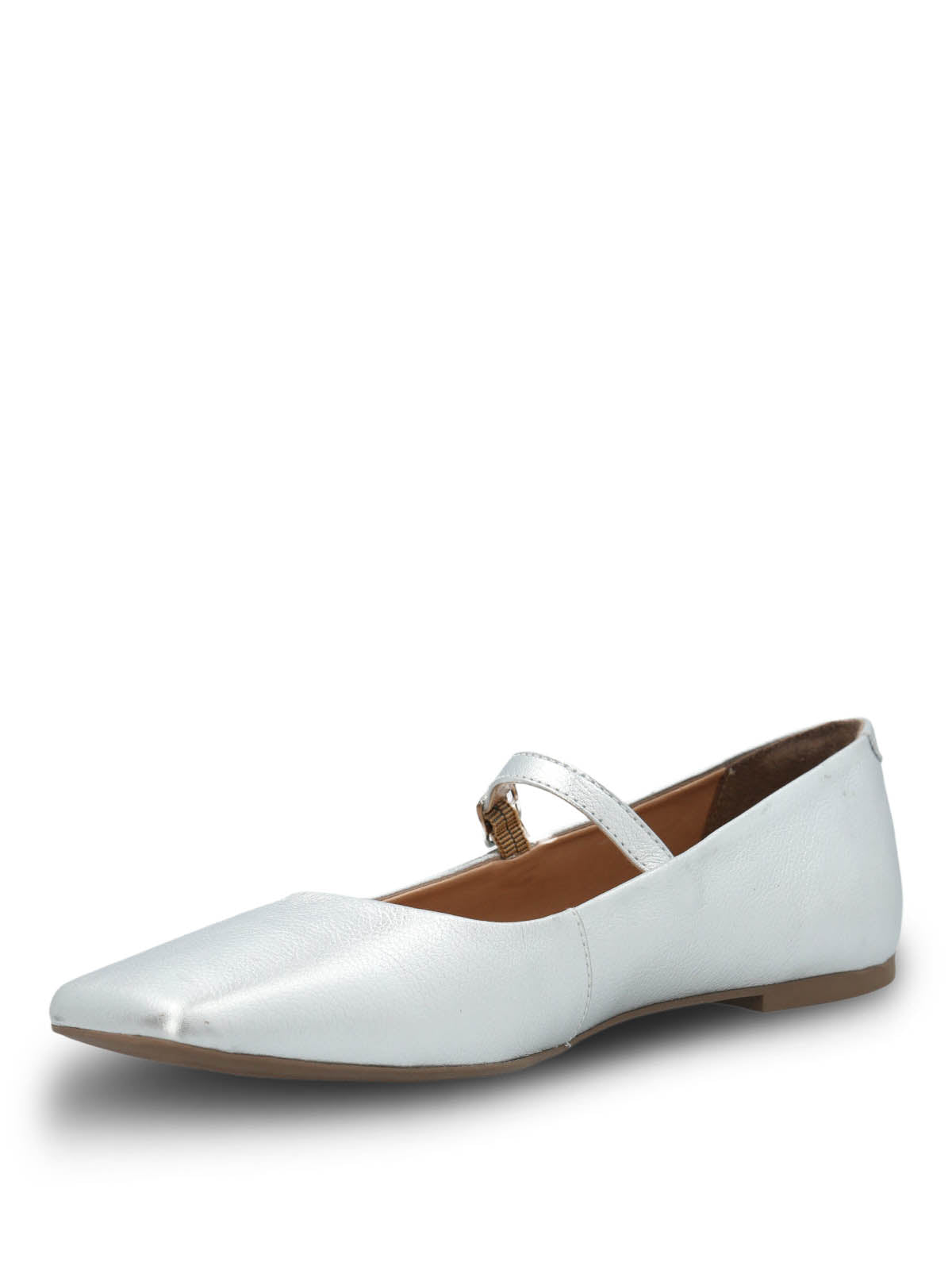 Ballerina Cuero Mujer Lovere Metalizada Hush Puppies