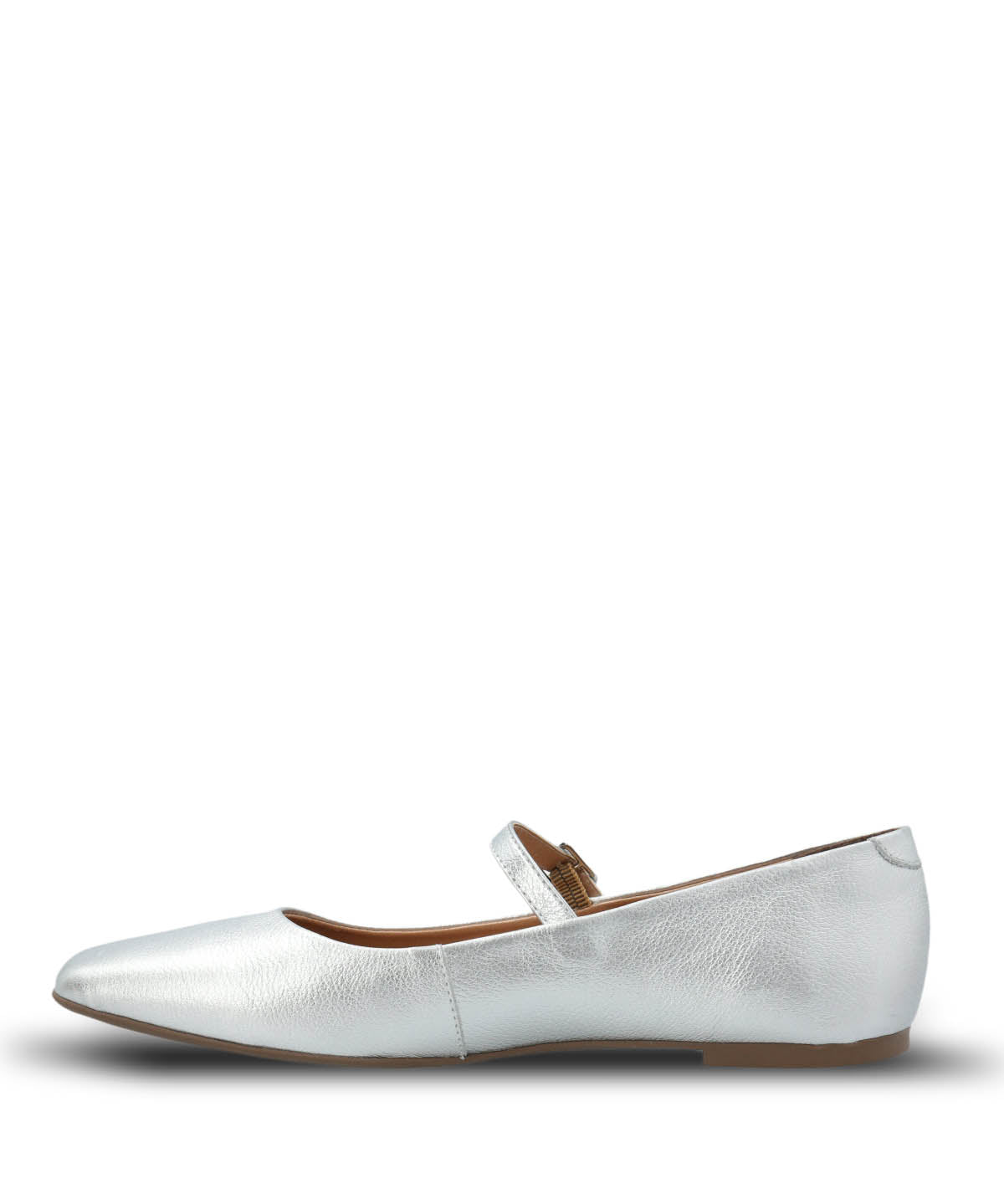 Ballerina Cuero Mujer Lovere Metalizada Hush Puppies