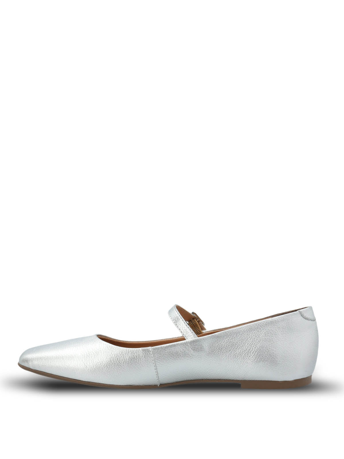 Ballerina Cuero Mujer Lovere Metalizada Hush Puppies