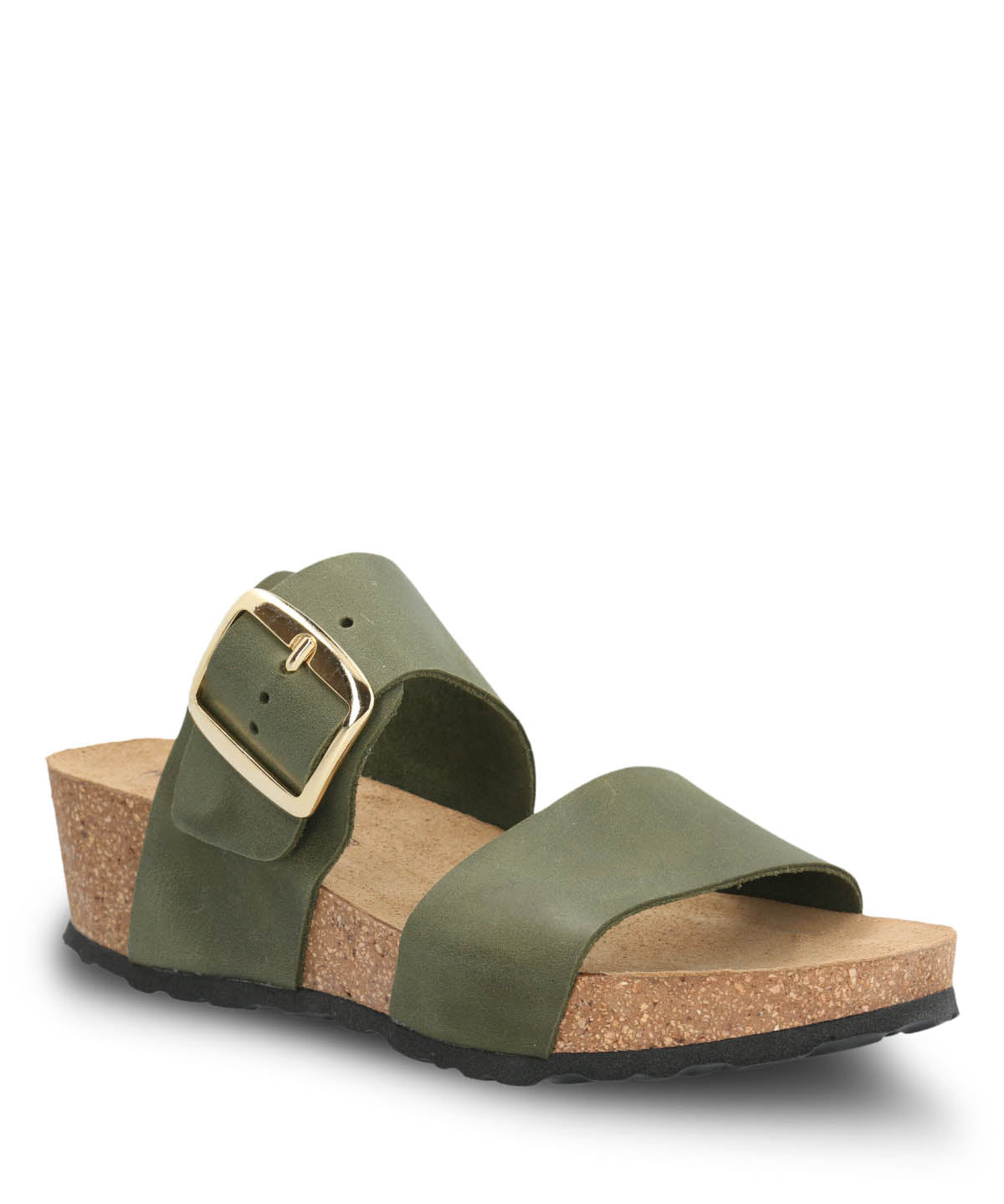 Sandalia Cuero Mujer Fusino Militar